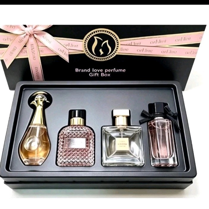 Luxury Brand New Perfume Women Eau De Parfum Femme Gift Box 4Pcs Set 100Ml Luxury Brand New Perfume Women Eau De Parfum Femme Gift Box 4Pcs Set 100Ml