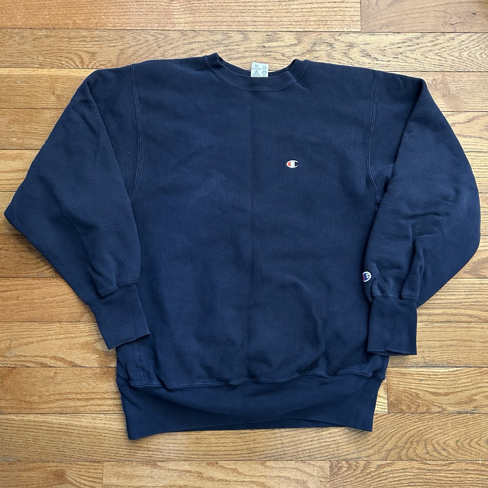 Vintage 80s Champion Reverse Weave Navy Blue Fleece Sweatshirt XL Vintage 80s Champion Reverse Weave Navy Blue Fleece Sweatshirt XL