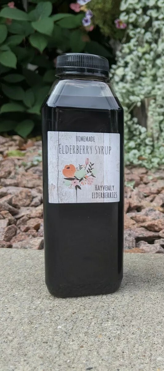 Elderberry Syrup (16oz Bottles) - Natural Flu/Cold Remedy/Immunity Support