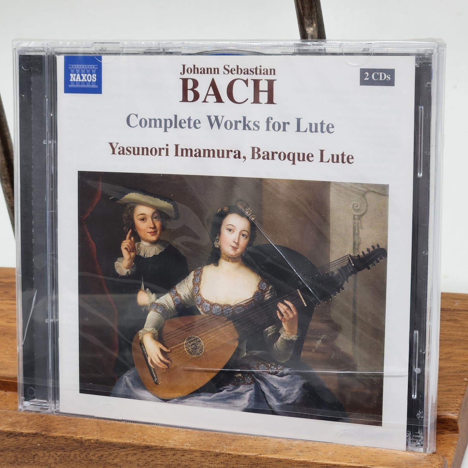 Brand New Sealed Johann Sebastian Bach Complete Works for Lute Cracked Case Brand New Sealed Johann Sebastian Bach Complete Works for Lute Cracked Case