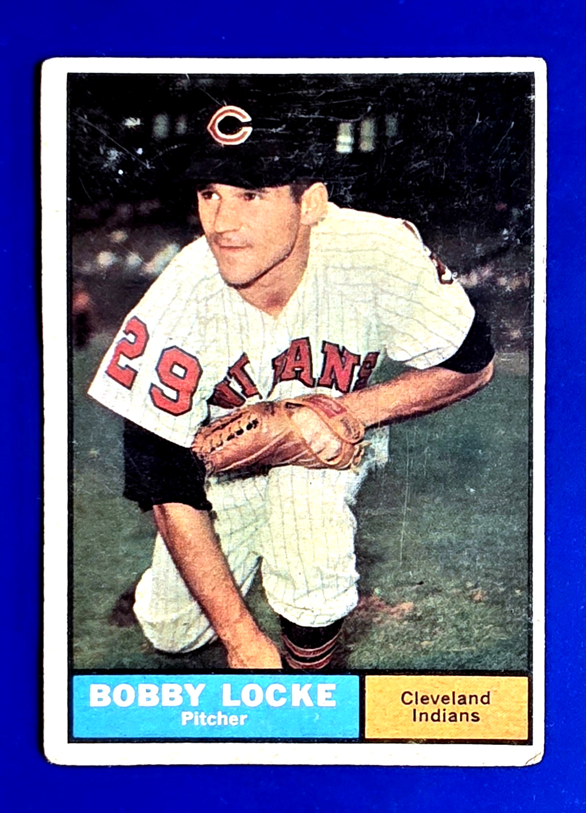 1961 Topps #537 Bobby Locke HIGH NUMBER SHORT PRINT Indians Star SP *GWCARDS* 1961 Topps #537 Bobby Locke HIGH NUMBER SHORT PRINT Indians Star SP *GWCARDS*