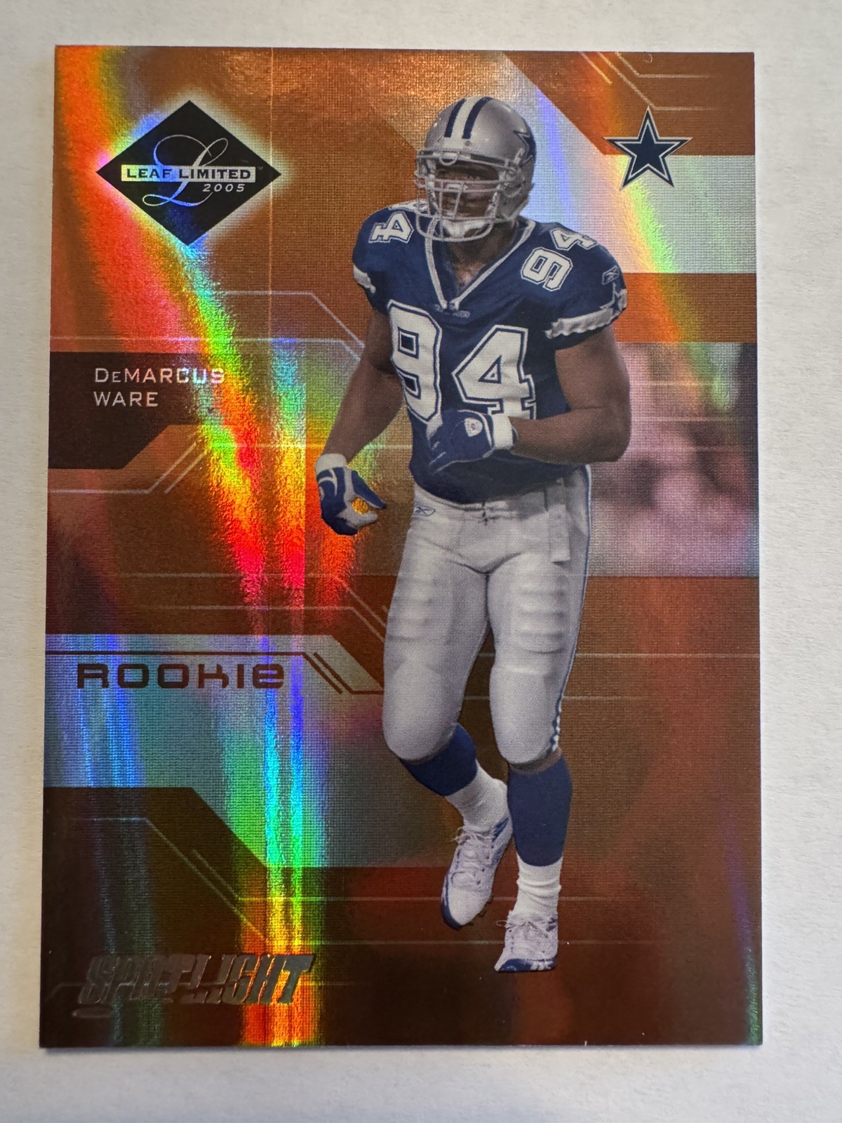 DeMarcus Ware 2005 Leaf Limited - Rookie Spotlight Bronze  #172 HOF NFL Card