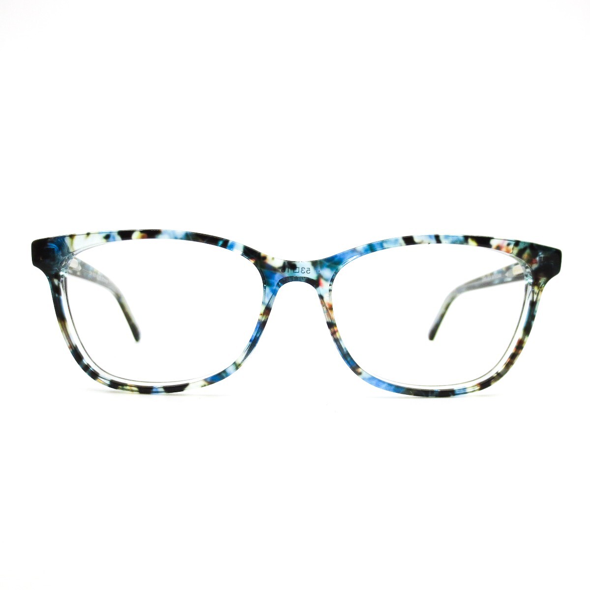 Chelsea Morgan CM9002 AZURE Eyeglasses Frames Round blue Full Rim 53-15-140