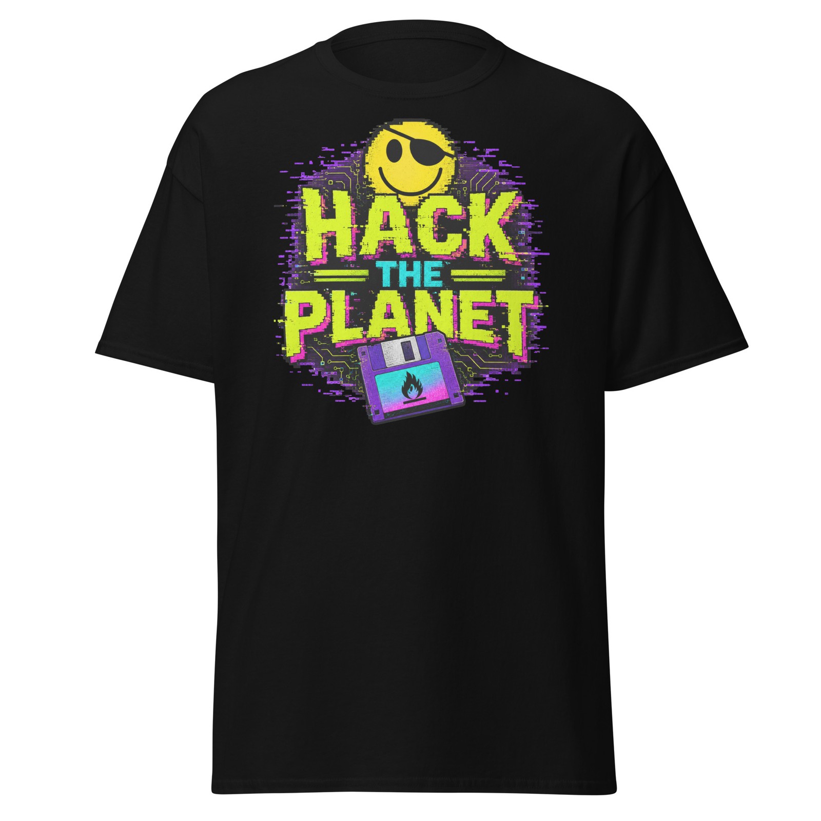 Hack The Planet Shirt Retro Movie Quote Hackers T Shirt 90s Nostalgia Tee