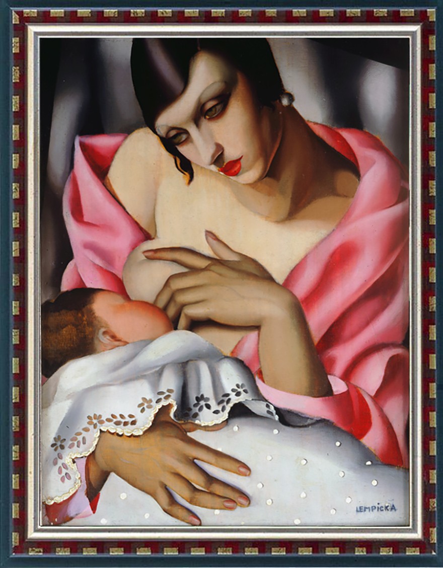 Hand Painted Oil Painting art Tamara de Lempicka Reproduction woman On Canvas