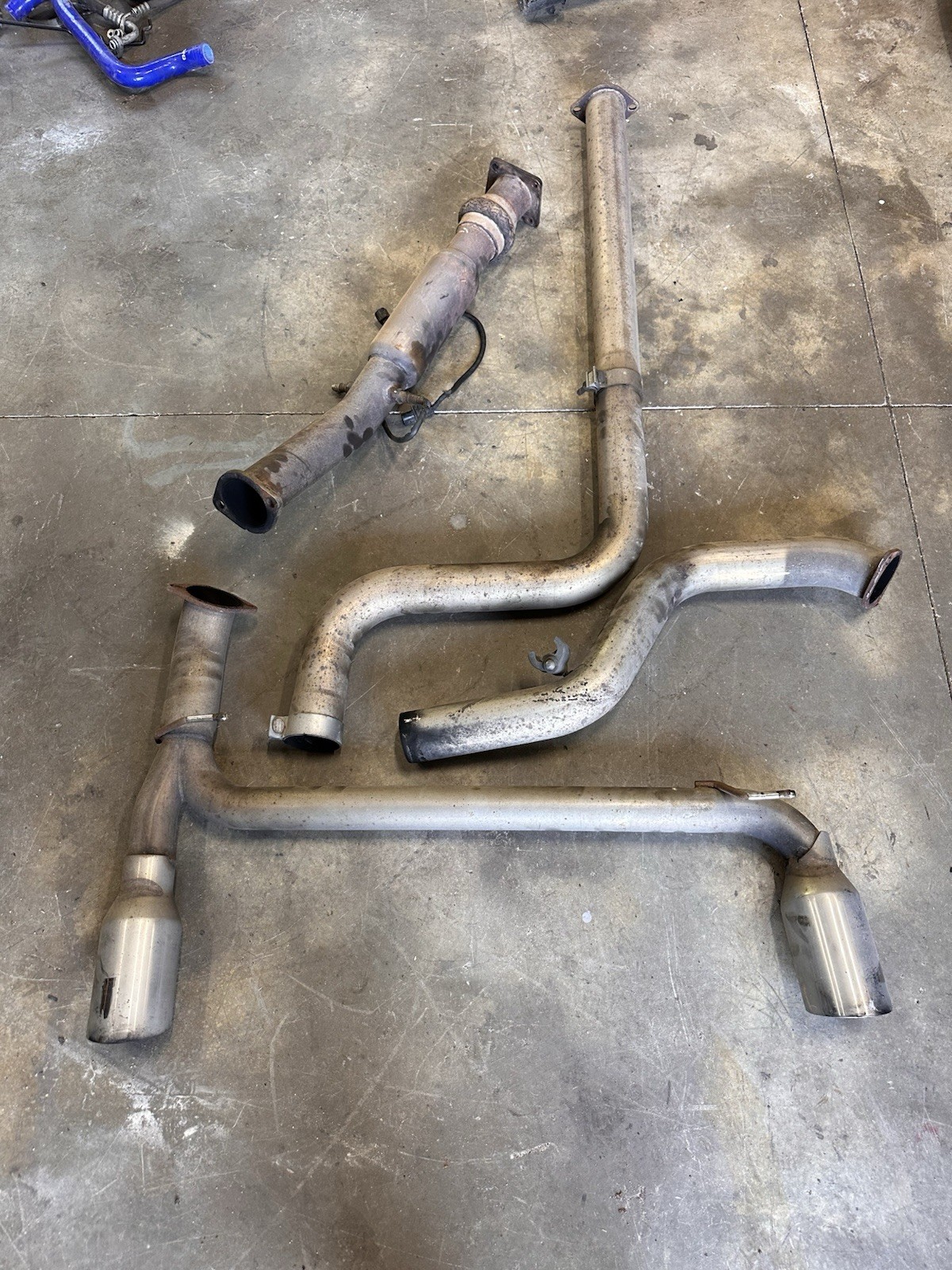 03-05 Dodge Neon SRT-4 2.4T Catback Exhaust System Dual Oval Upower Tips USED