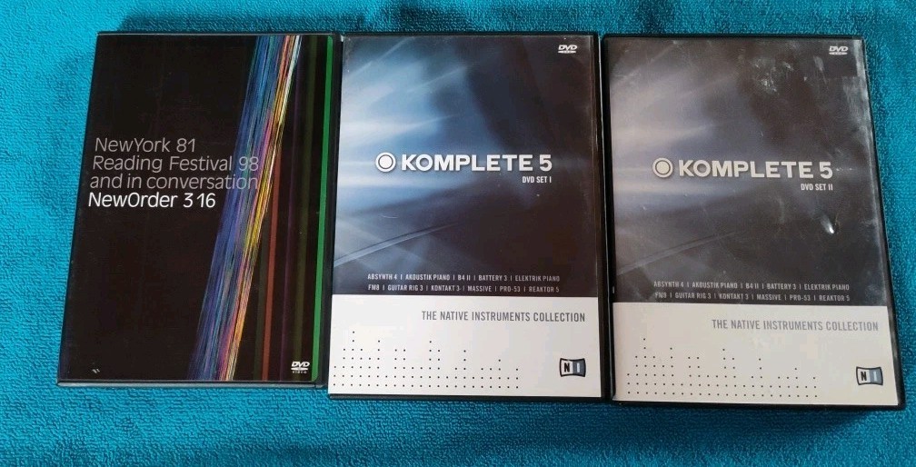 Komplete DVD SET I & II Native Instruments,12 Total Discs,+1. Komplete DVD SET I & II Native Instruments,12 Total Discs,+1.