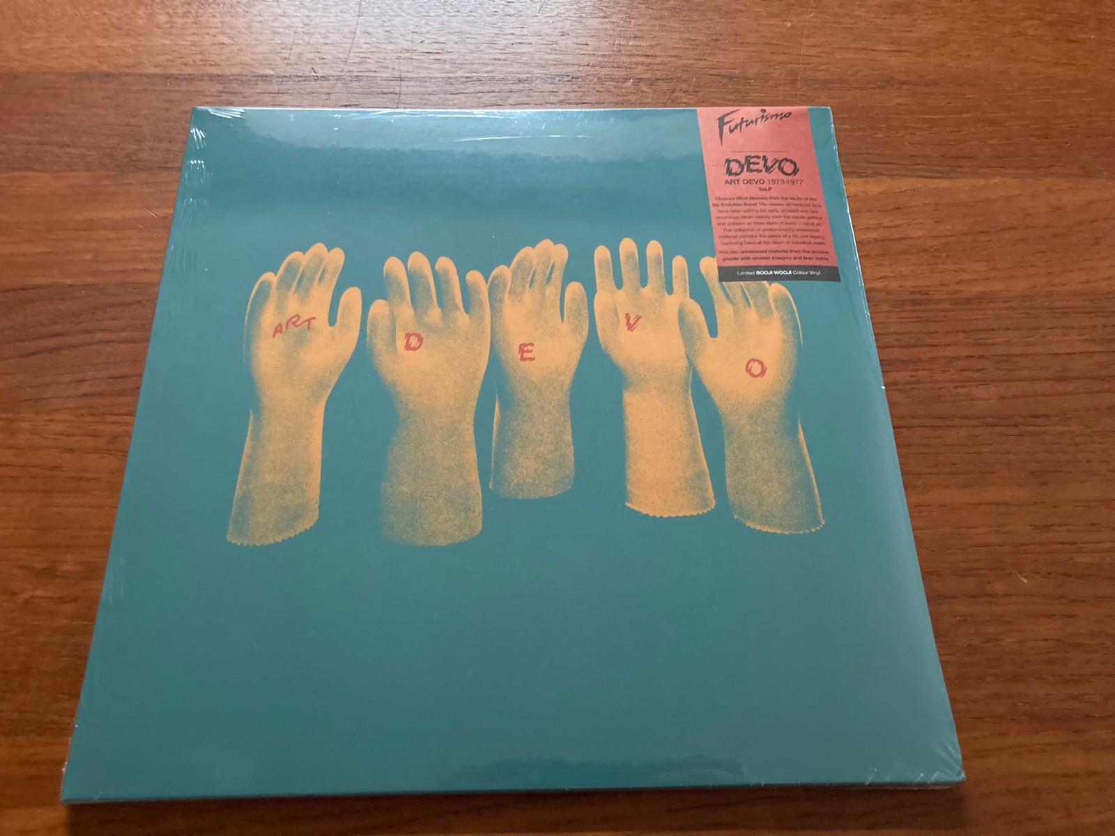 DEVO Art Devo 1973-1977 SEALED UK 3 x MARBLED COLOR LP ONLY 500 FUTURISMO 2024