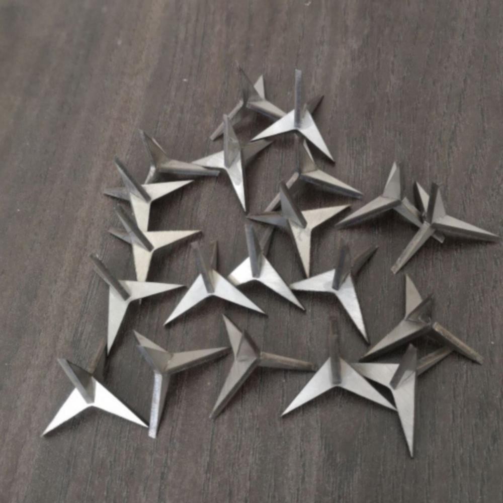 50PC Tire Puncture Spikes Heavy Portable Duty Carbon Steel Triangle Road Spikes▱