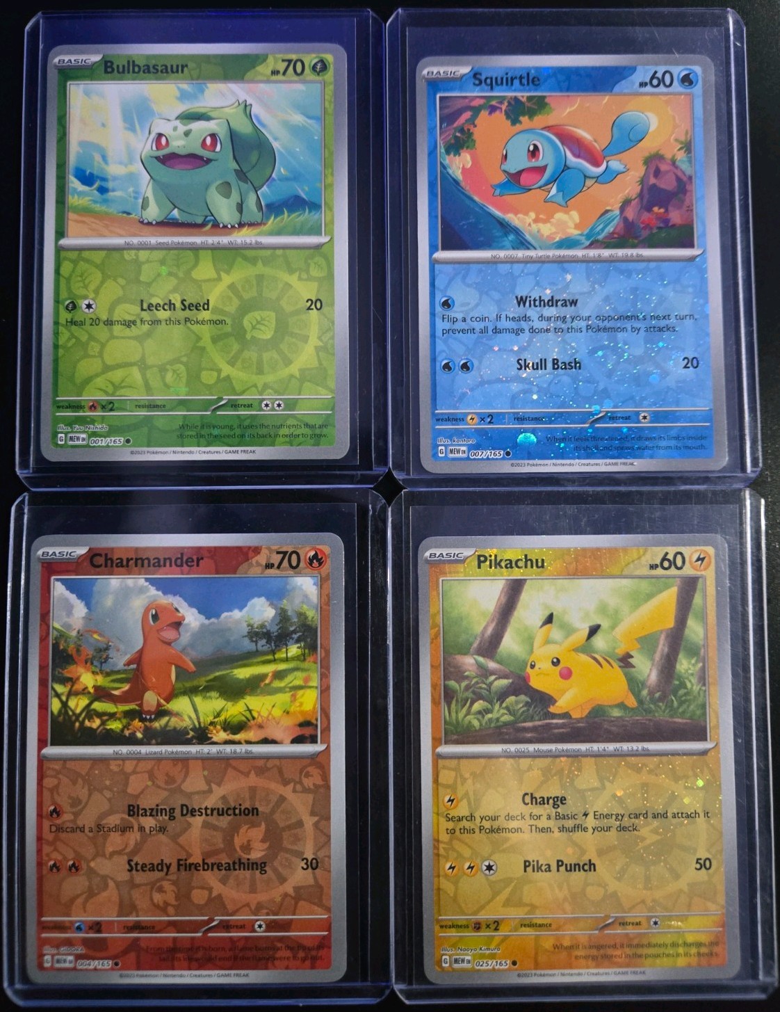Pokemon 151 Costco Reverse Rev Cosmos Holo Promo Set