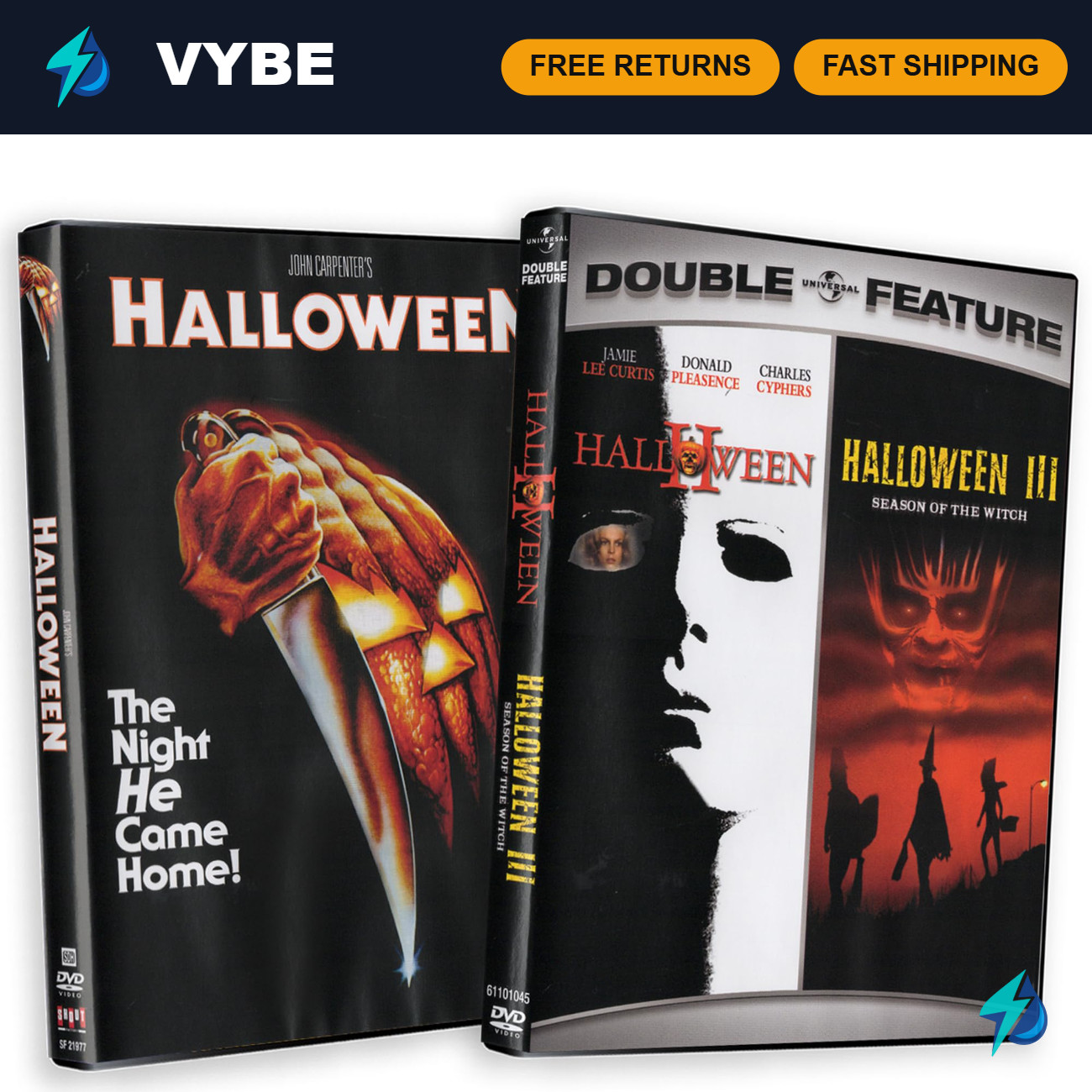 Halloween Original Trilogy DVD Set - 1, 2 & 3 Movies + Season of the Witch