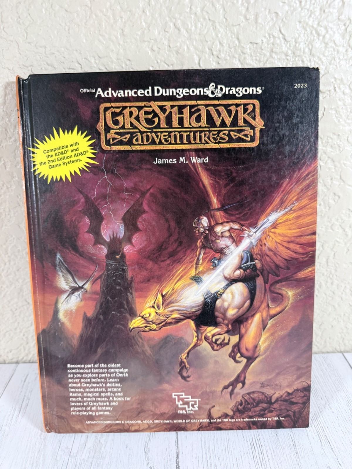 Advanced Dungeons & Dragons Greyhawk Adventures Hardcover Book TSR 1988 #3