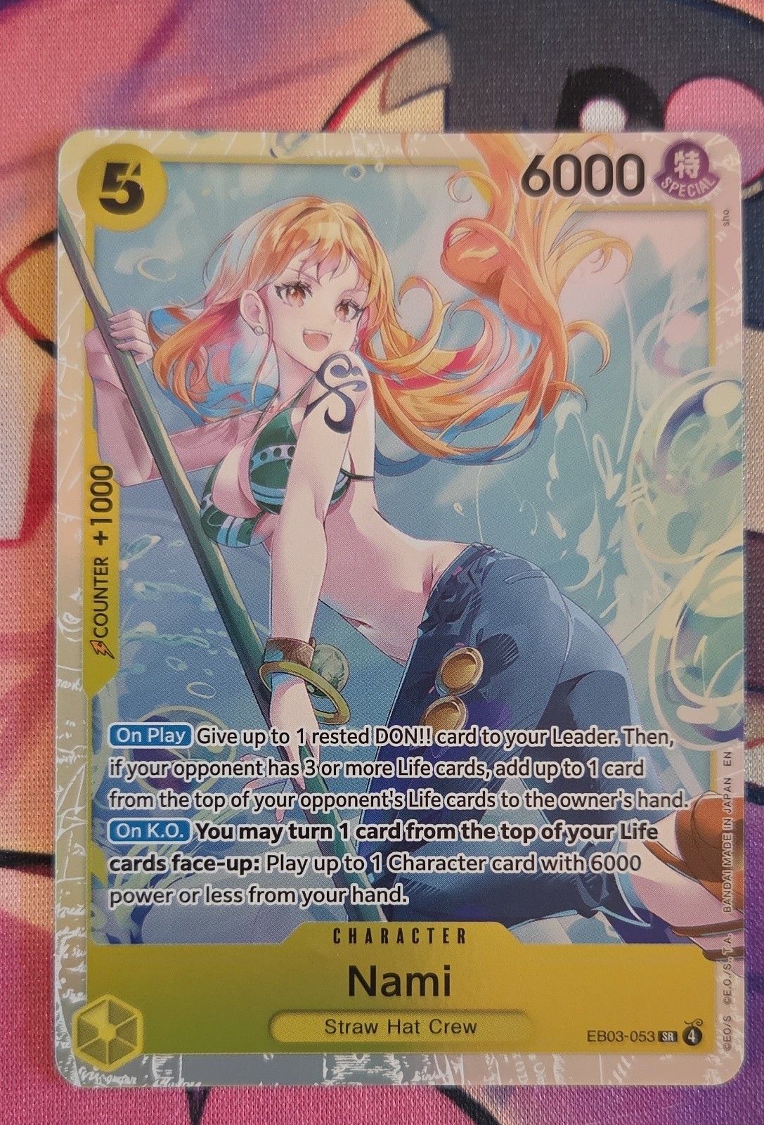 Nami (053) EB03-053 Extra Booster: One Piece Heroines Edition Foil Nami (053) EB03-053 Extra Booster: One Piece Heroines Edition Foil