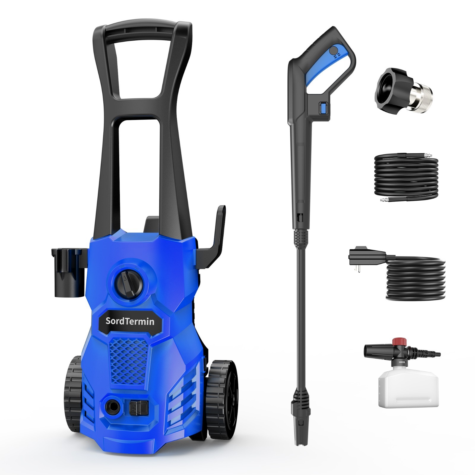 Flybrother Pressure Washer Portable Power Washer 2000 PSI Max 1.6 GPM