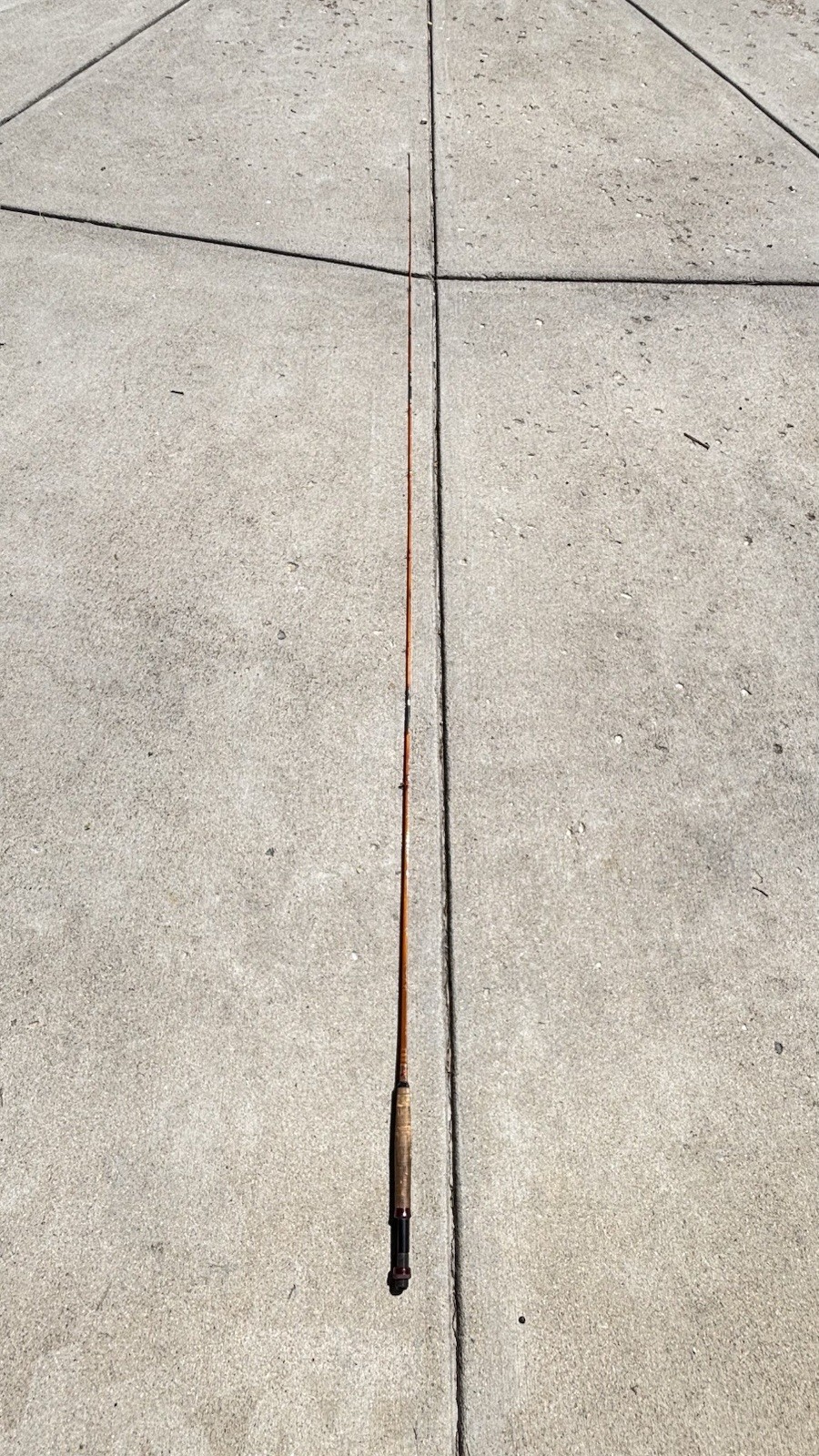 Vintage Gene Edwards Quadrate #40 Bamboo Fly Rod 9’ 3pc 1 Tip Bag Tube