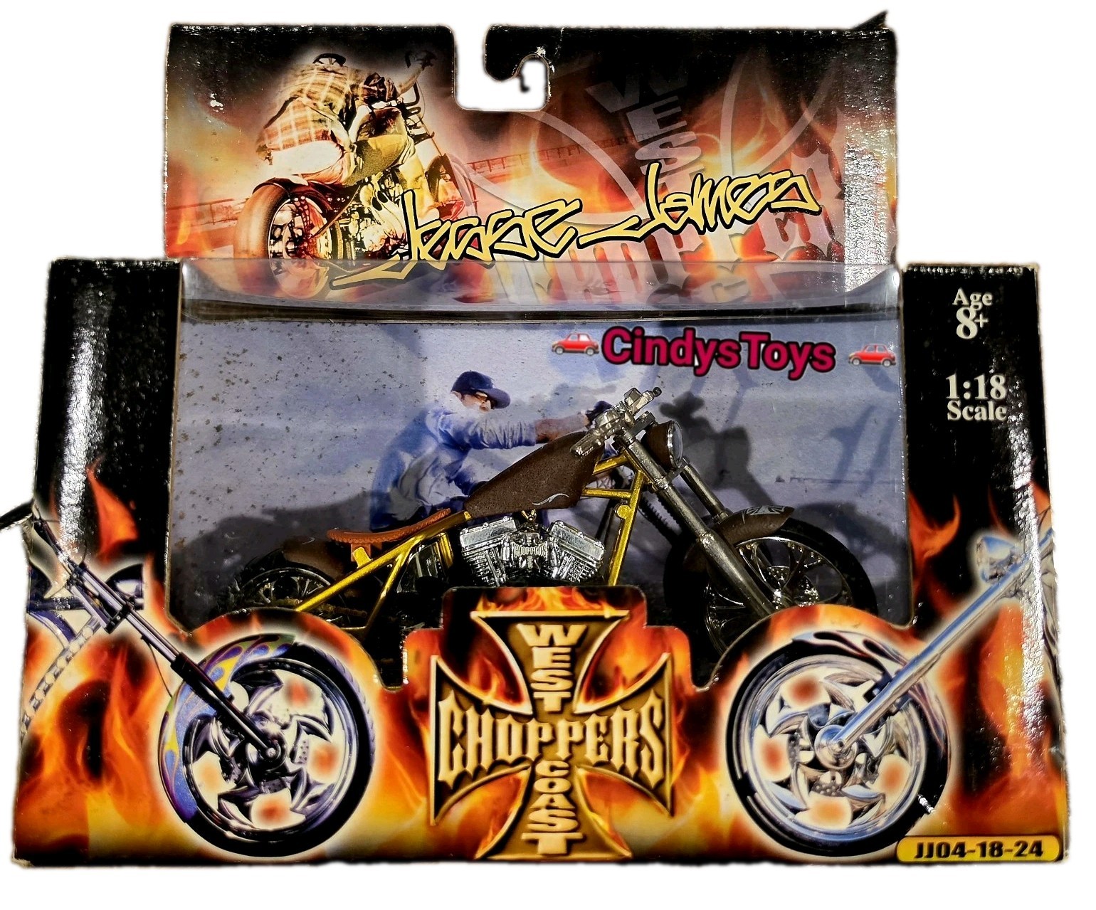 Jesse James West Coast Choppers Dominator SUPER RARE HTF Diecast — New/Sealed