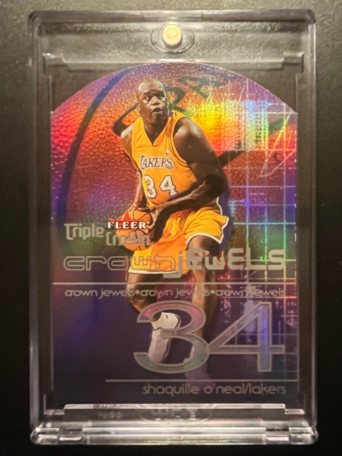 SHAQUILLE O\'NEAL 2000-01 Fleer Triple Crown - Crown Jewels #5CJ
