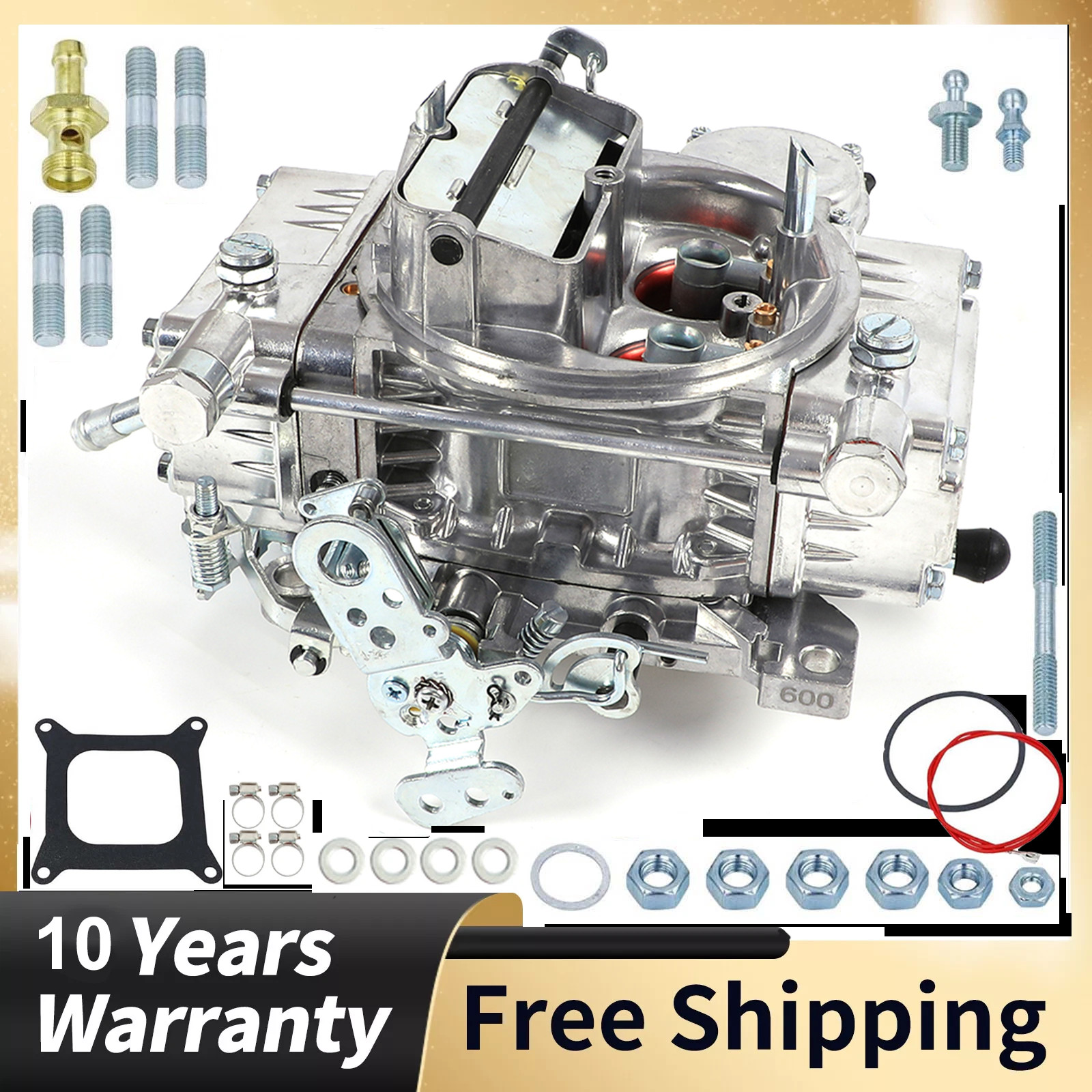 fit Holley 4160 Perfitmance 600 CFM 4 Barrel Carburetor Street Warrior 0-80457S fit Holley 4160 Perfitmance 600 CFM 4 Barrel Carburetor Street Warrior 0-80457S