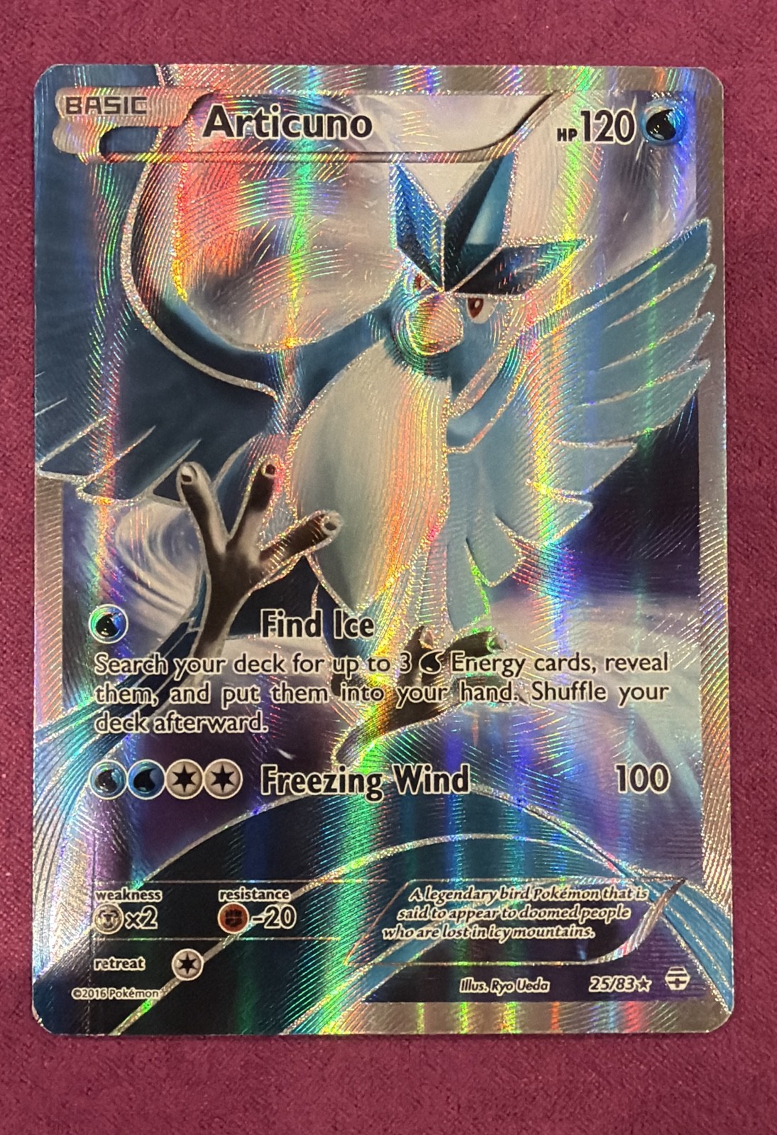 Articuno 25/83 Generations Holo MP Articuno 25/83 Generations Holo MP