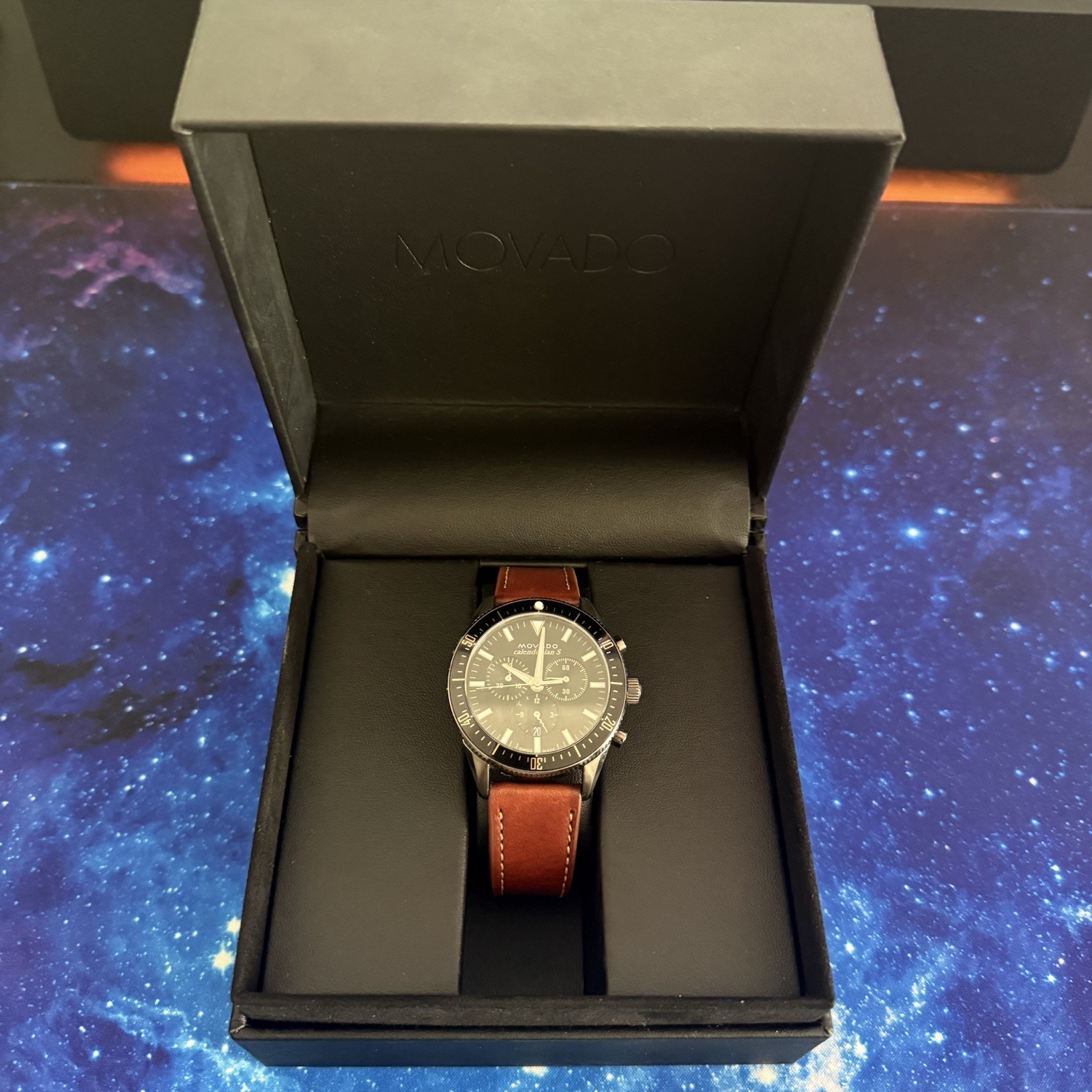 Movado Heritage Calendoplan S Men\'s Chronograph Quartz Watch