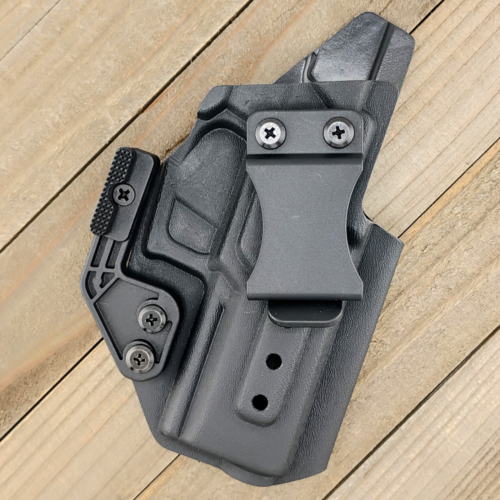 IWB Kydex Holster w/ModWing | Tactical Black | Optic Ready