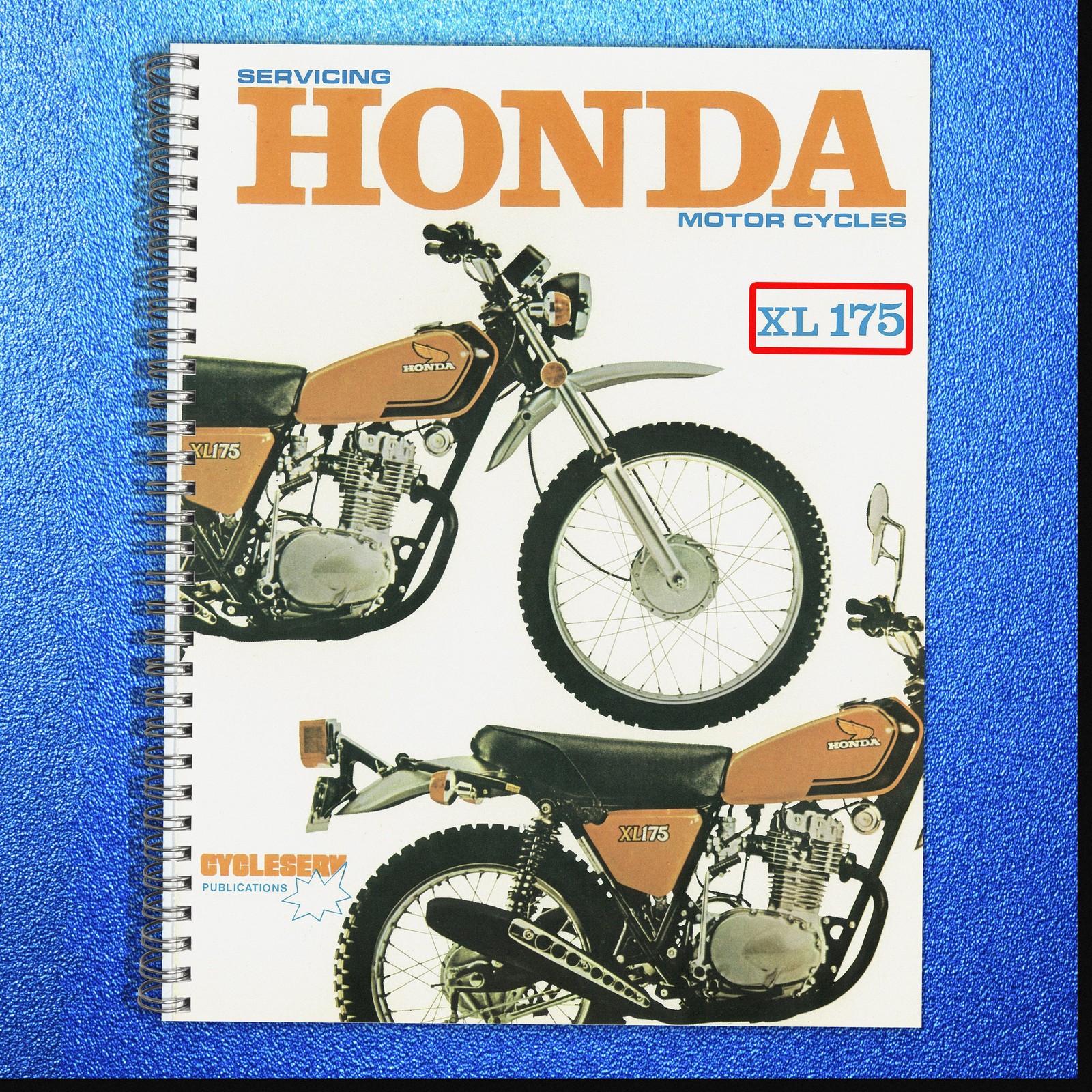 HONDA XL175 Cycleserv Manual - ROBUST LOOP BOUND - PROTECTIVE COVERS