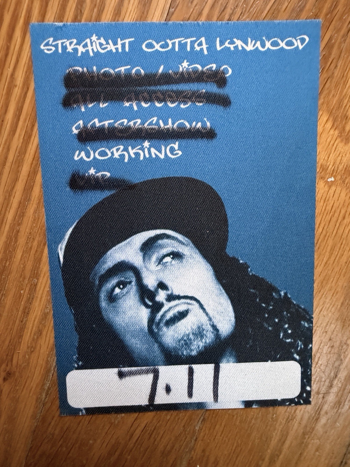 Weird Al Straight Outta Lynwood Laminated Backstage Photo Pass 7-11 (7.11)