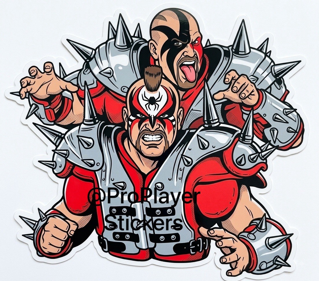 🔔 WWF “The Road Warriors” Sticker 🔔 🔔 WWF “The Road Warriors” Sticker 🔔
