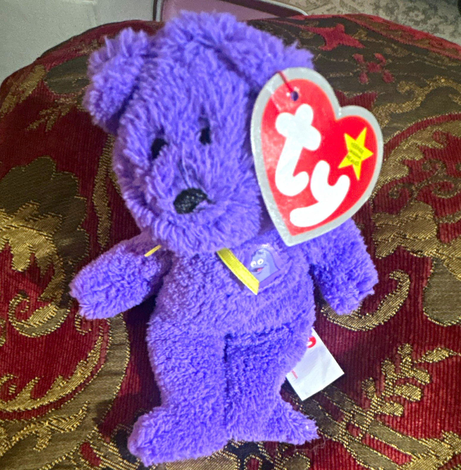 Ty Teenie Beanie Babies Millennium the Bear Plush 1999 Retired Vintage