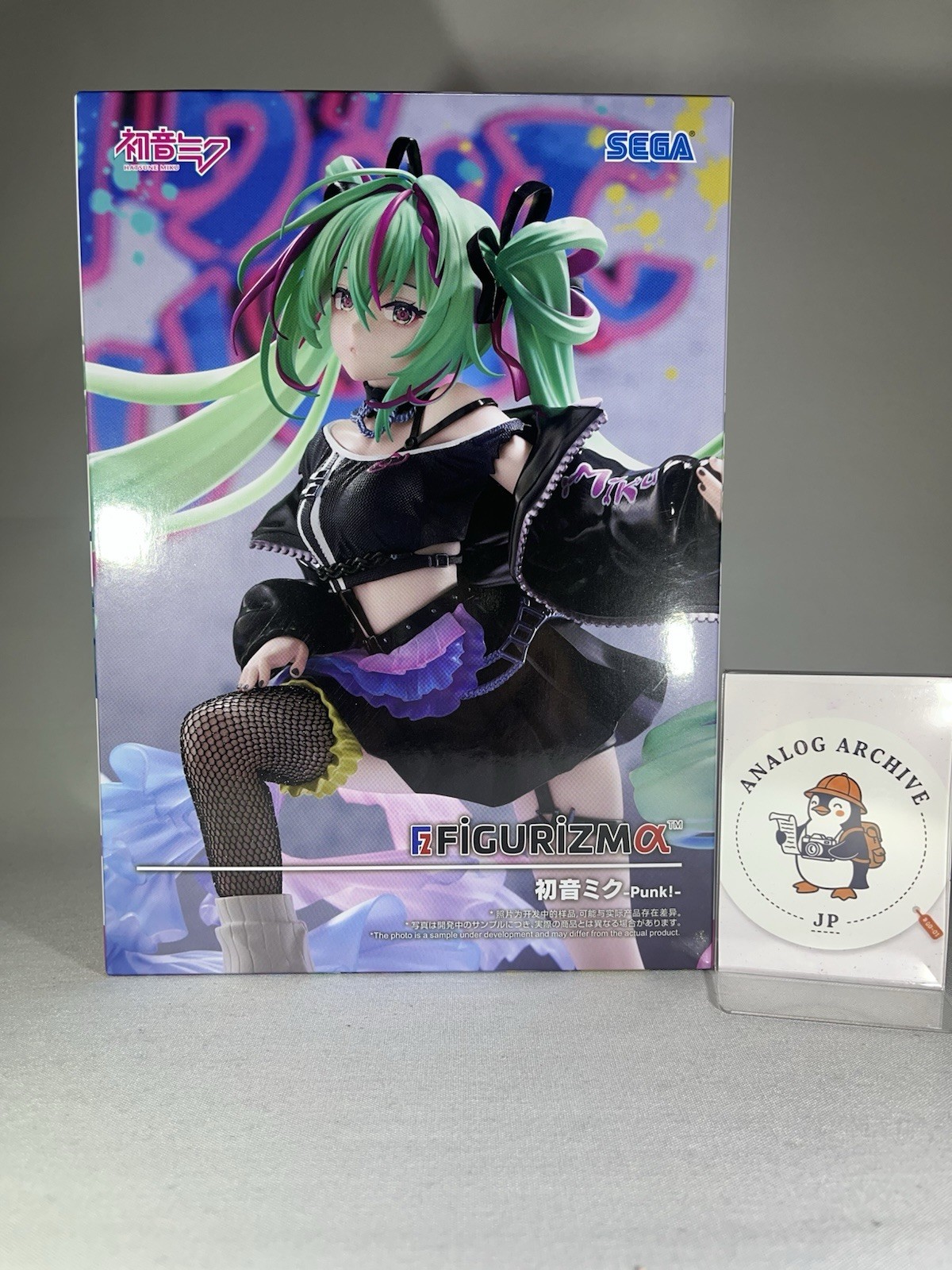 Hatsune Miku FIGURIZM alpha Punk Stylist Figure Sega Vocaloid Riichu Art