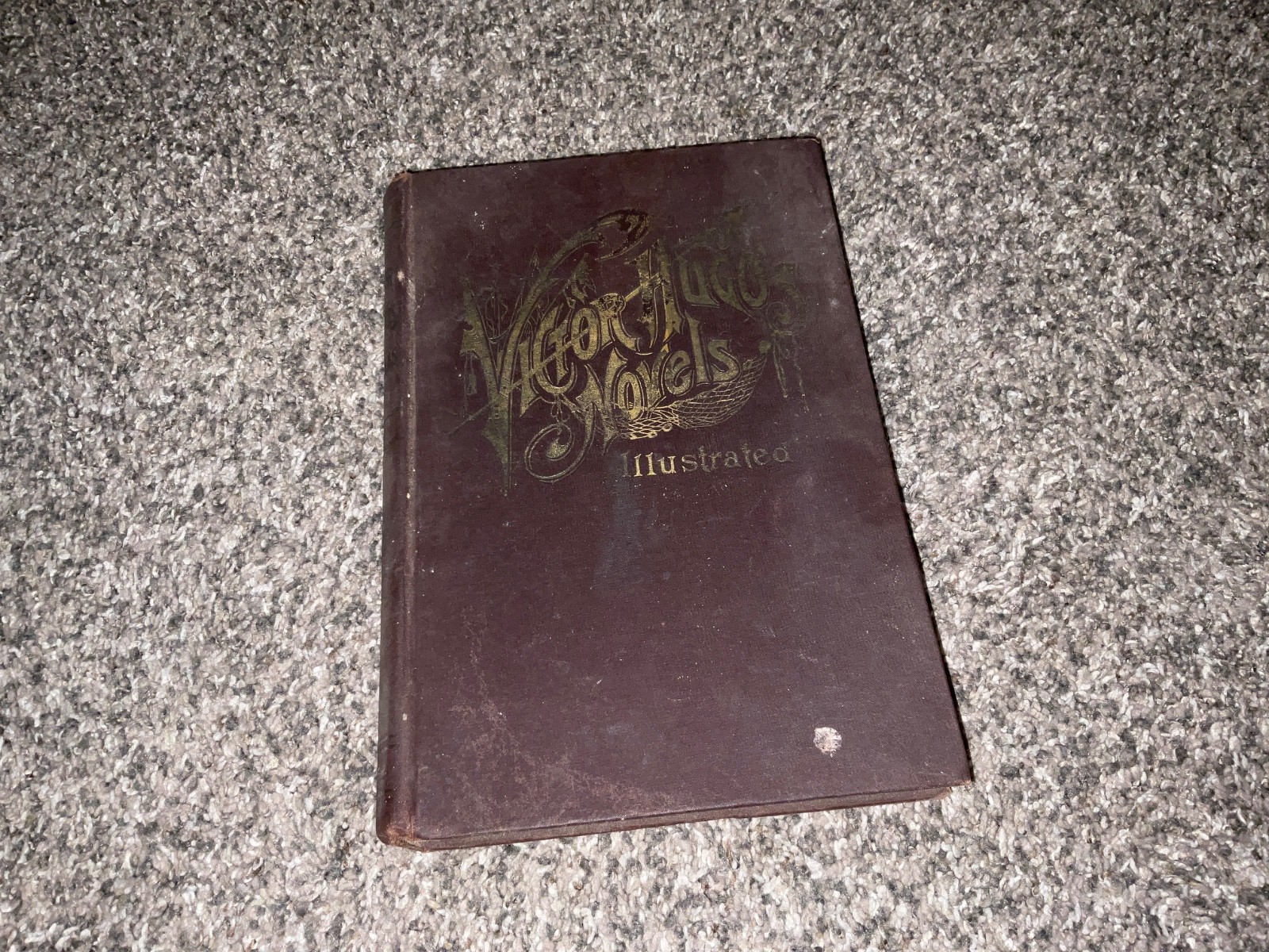 Antique VICTOR HUGO\'S Novels Vol V Hernani/Kings Diversion Collier Illustrated
