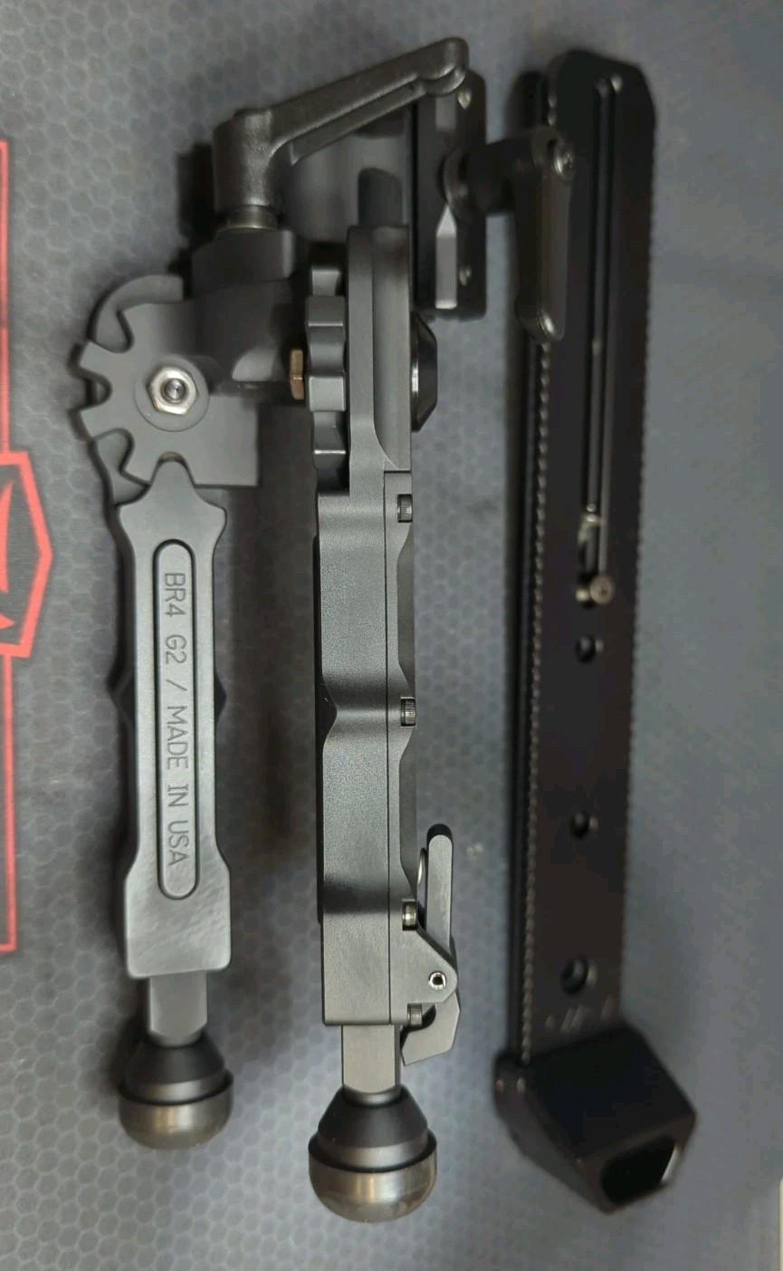 Accu-Tac BR4 G2 Quick Detach Bipod & Arcalock 419 Rail Accu-Tac BR4 G2 Quick Detach Bipod & Arcalock 419 Rail