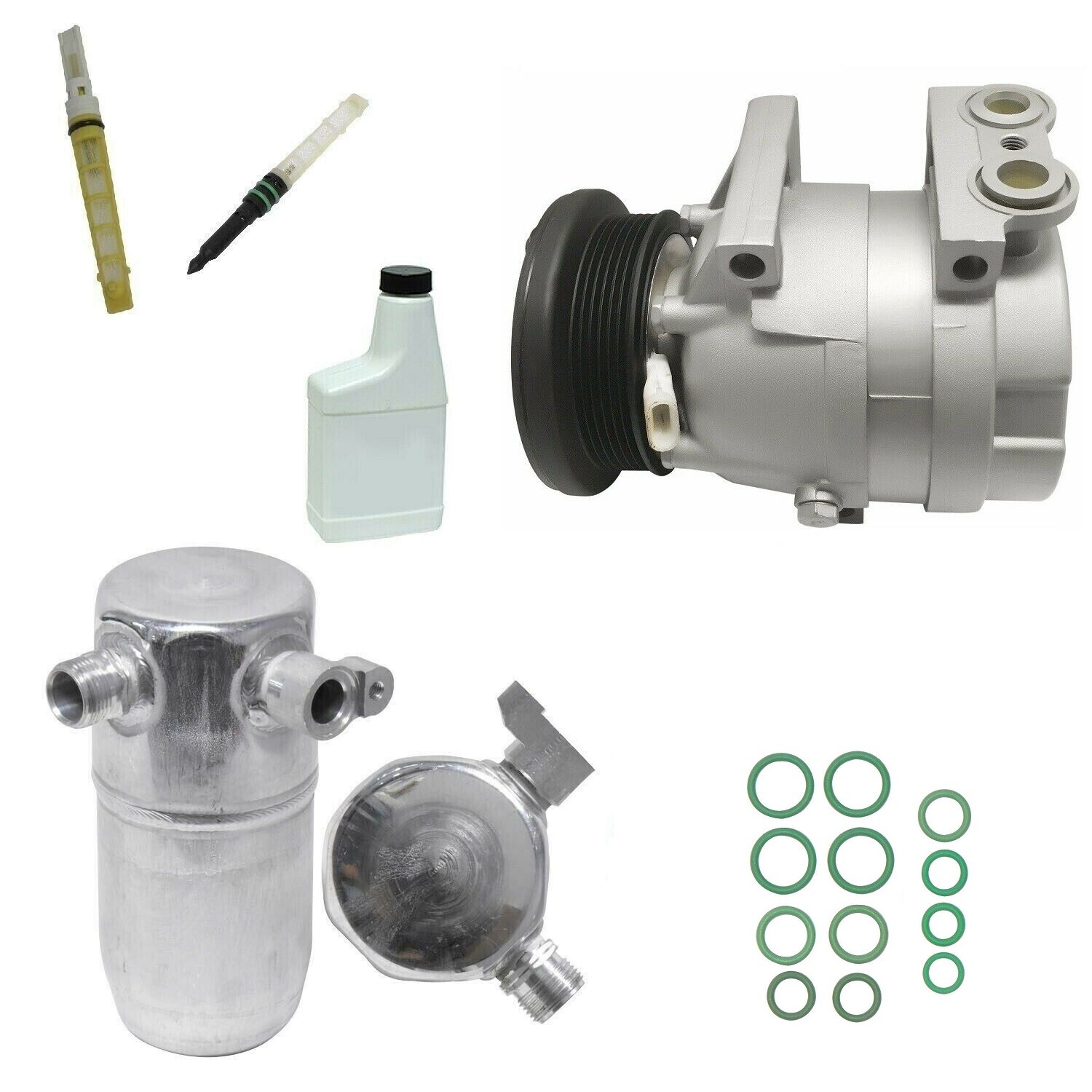 REMAN A/C COMPRESSOR KIT FITS 02-05 CHEVY MALIBU/PONTIAC GRAND AM V5 EG992