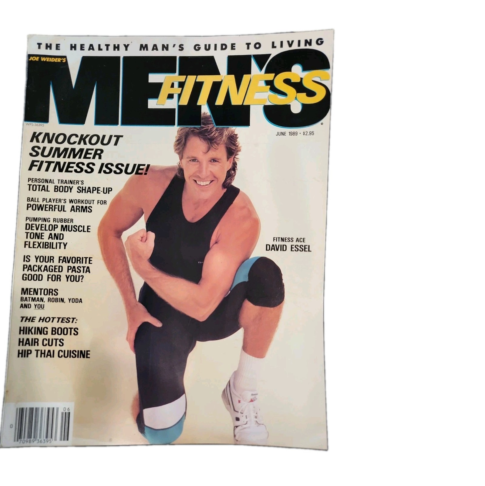 MEN\'S FITNESS magazine DAVID ESSEL June 1989 Knockout Summer Fitness Issue MEN\'S FITNESS magazine DAVID ESSEL June 1989 Knockout Summer Fitness Issue