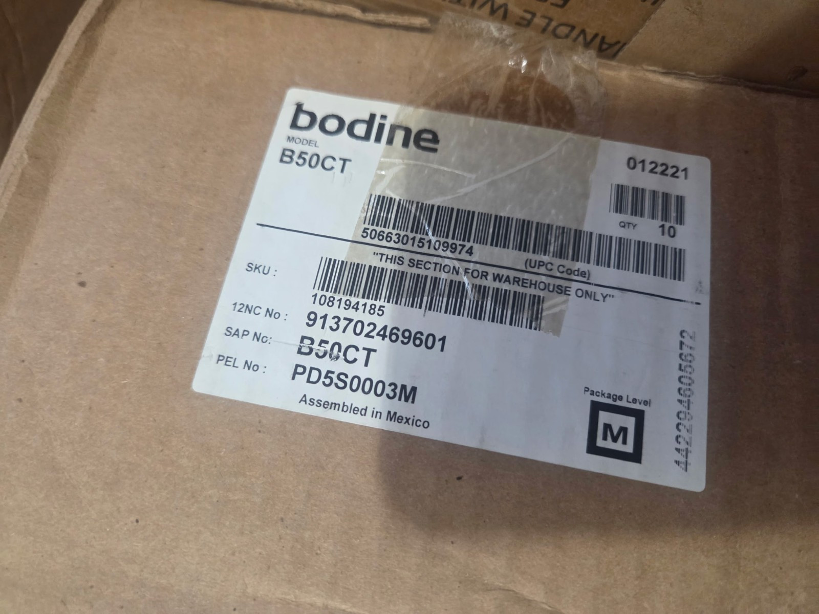 BRAND NEW BODINE B50CT EMERGENCY LIGHTING EQUIPMENT