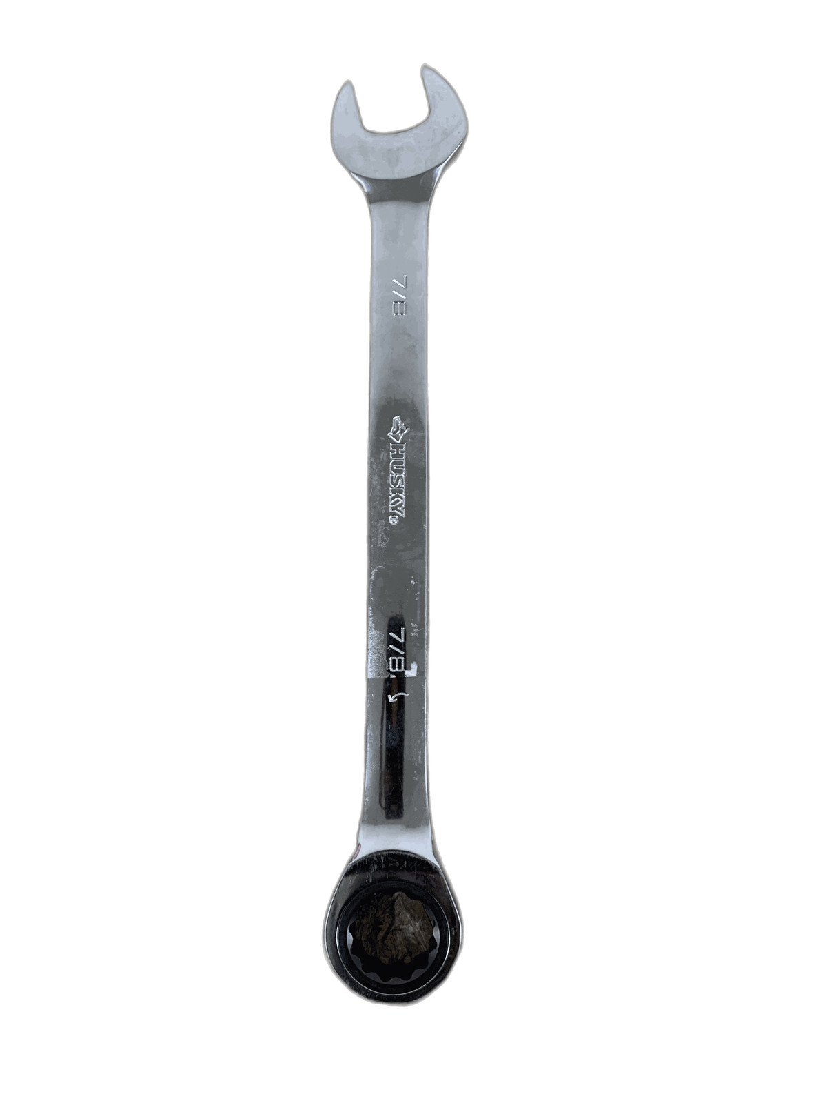 Husky 7/8 in. 12-Point SAE Ratcheting Combination Wrench