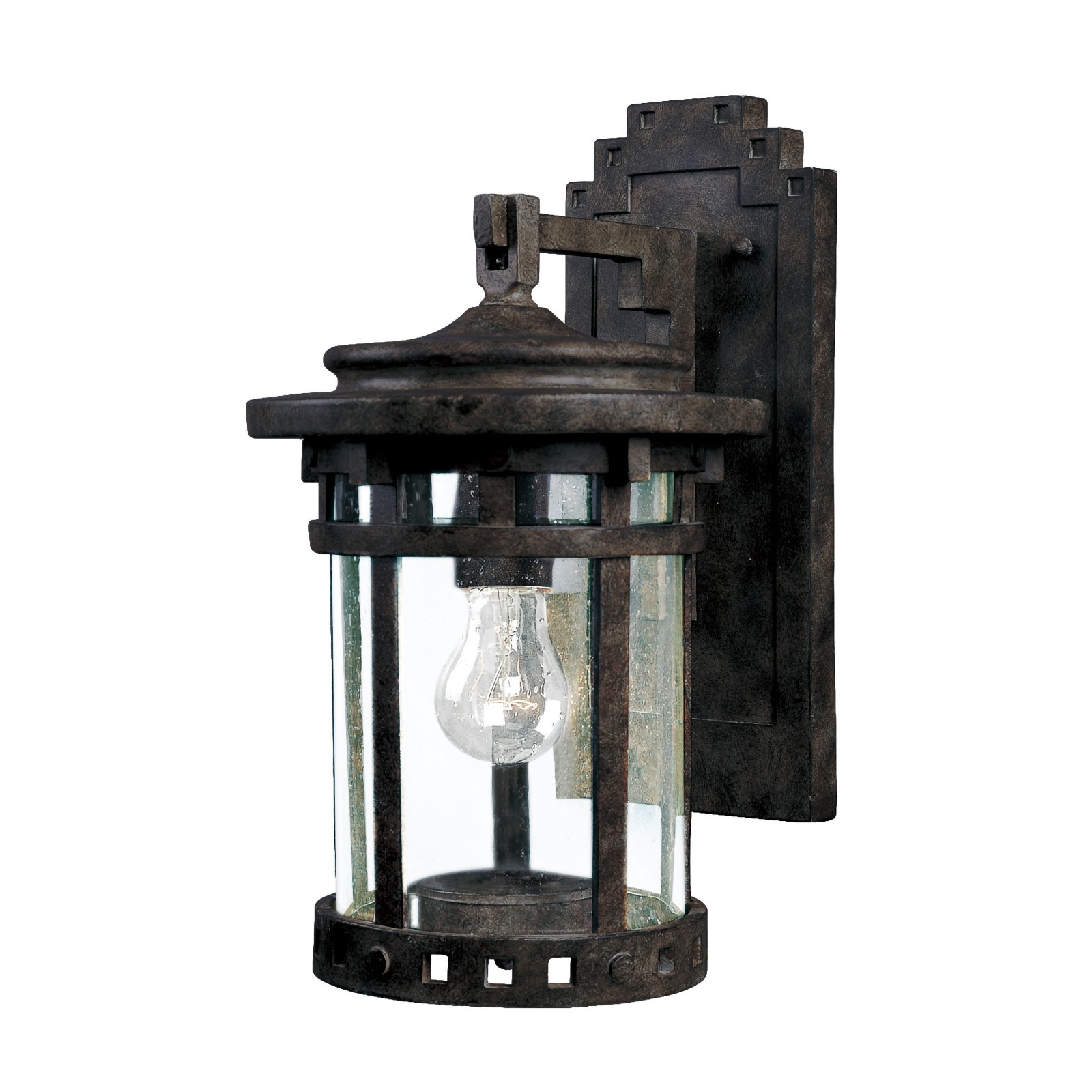 MAXIM 3131CDSE SANTA BARBARA CAST OUTDOOR WALL LIGHT LANTERN SIENNA WET RATED