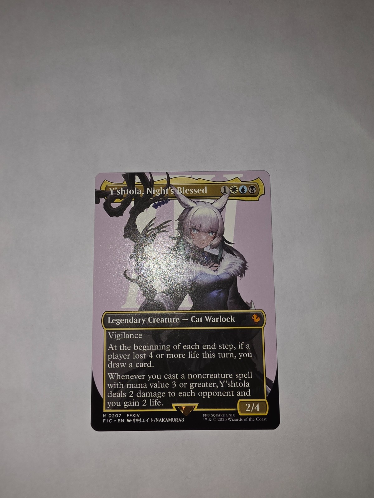 Y\'shtola, Night\'s Blessed (Borderless) Commander: Final Fantasy Regular