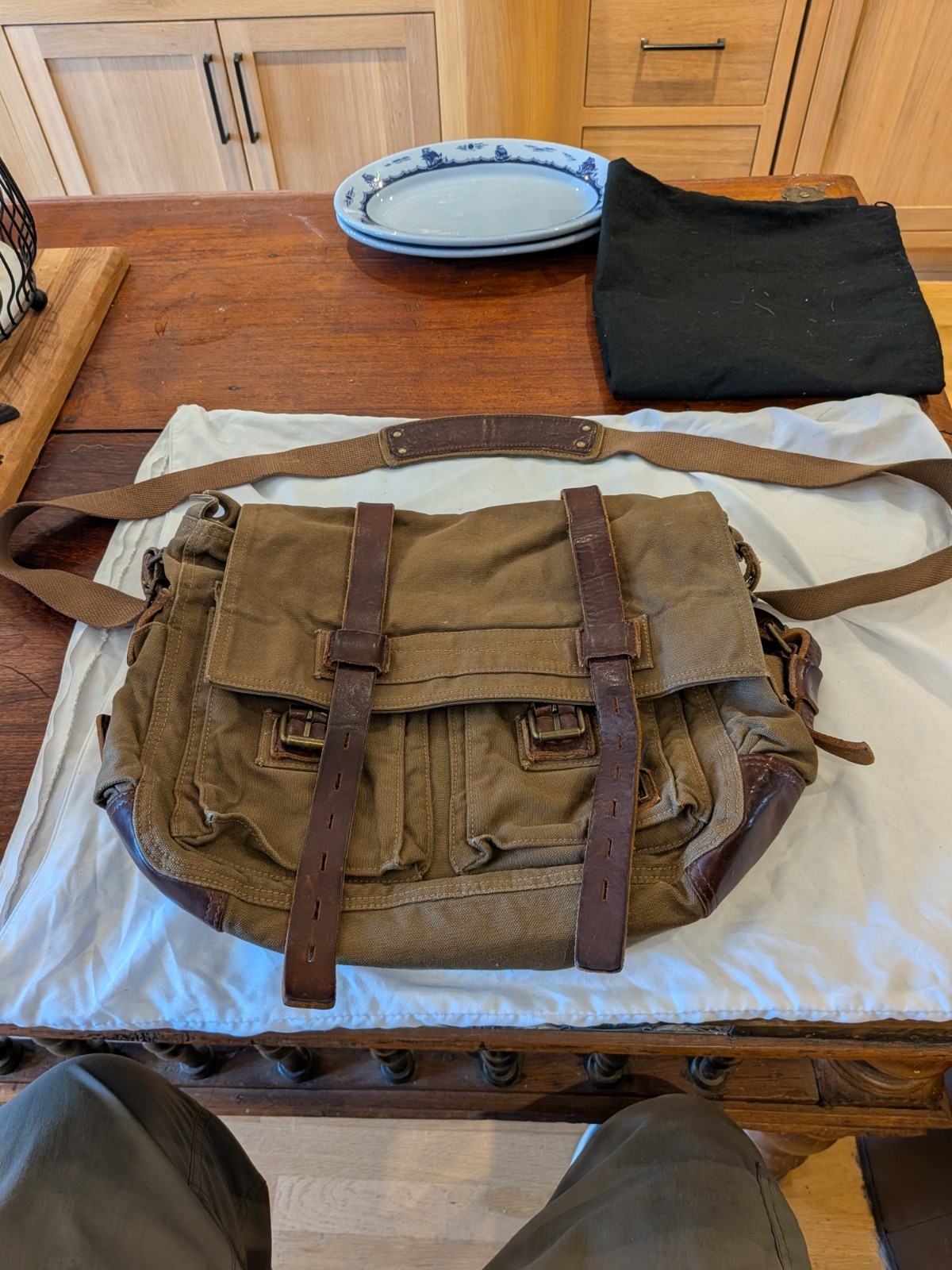 Vintage Bellstaff 556 Colonial Shoulder Bag, Mountain Brown