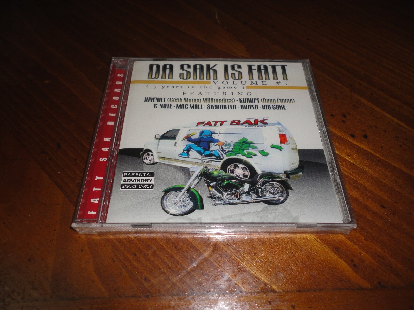 DA SAK IS FATT Vol. 1 Rap CD - KURUPT San Quinn MAC MALL Juvenile Big Syke PRIMO