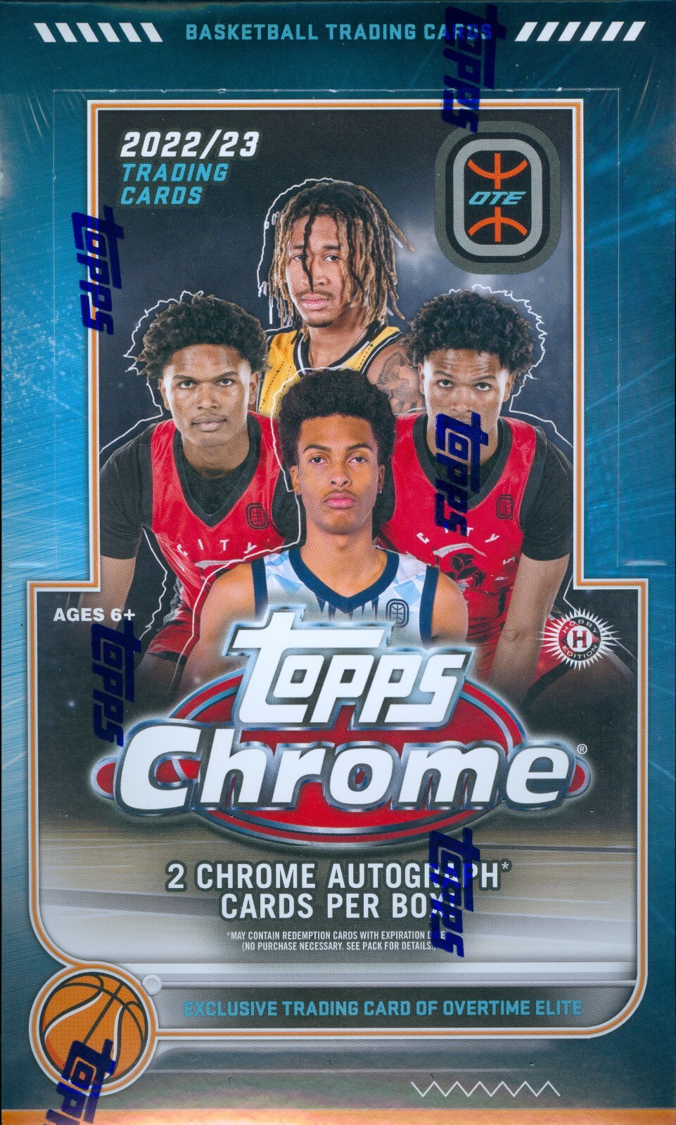 2022-23 Topps Chrome Overtime Elite Basketball Factory Sealed Hobby Box