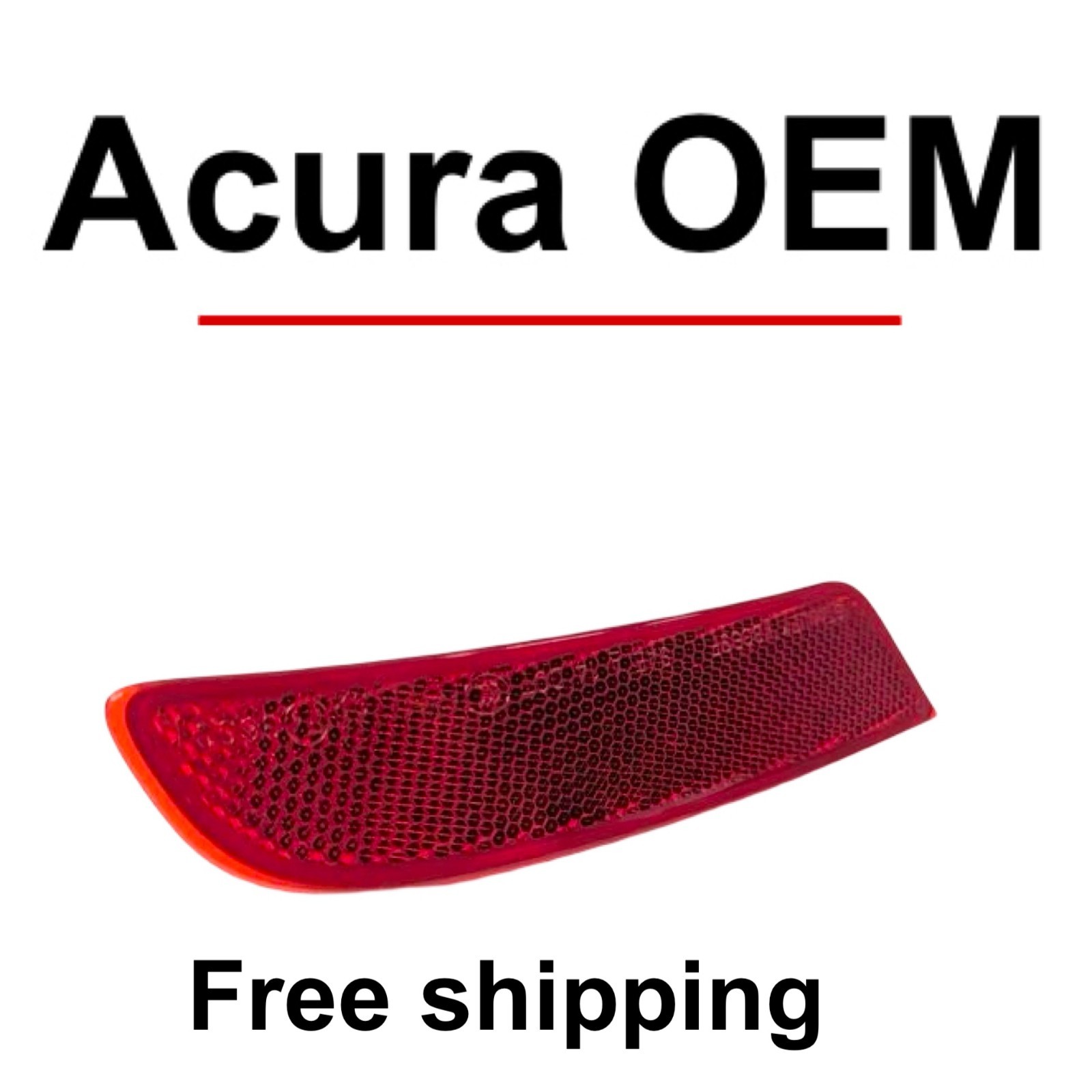 Genuine 2017-2020 Acura MDX Reflector  Assembly Rear Driver Left Side