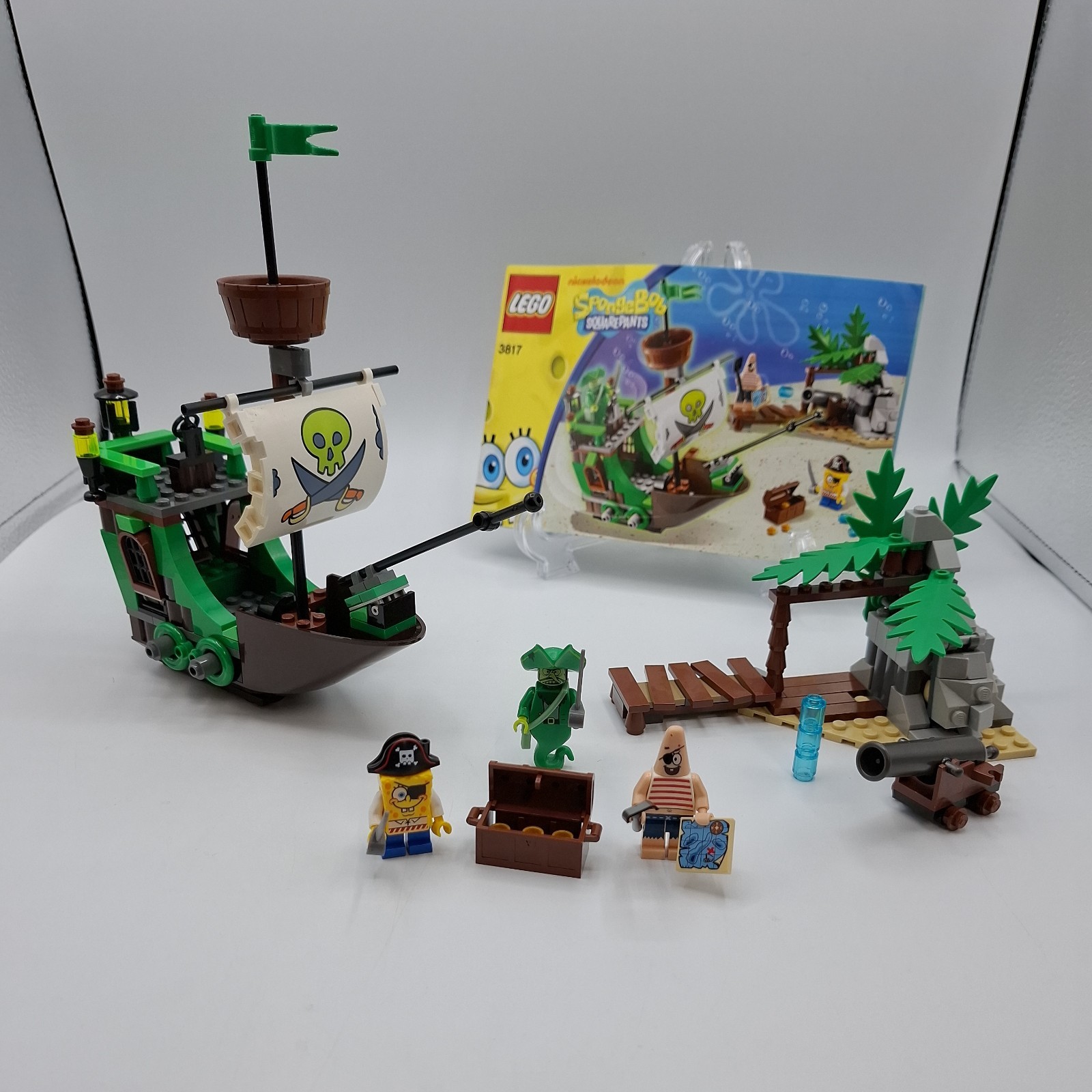 LEGO Spongebob 3817 - The Flying Dutchman - 100% Complete +  New Instructions
