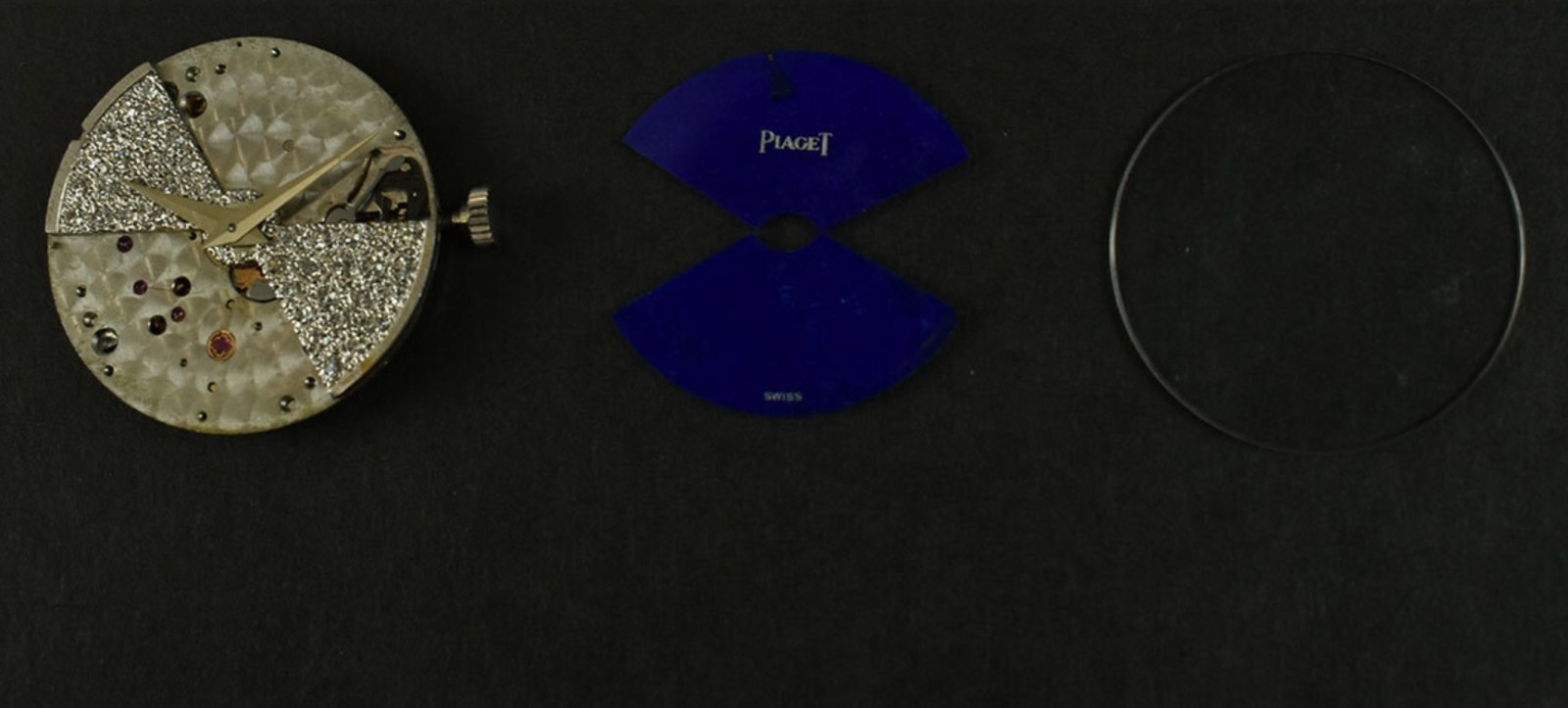 RARE VINTAGE WORKING Piaget Manual Wind Movement 21mm w/ Diamonds & Dial GENUINE