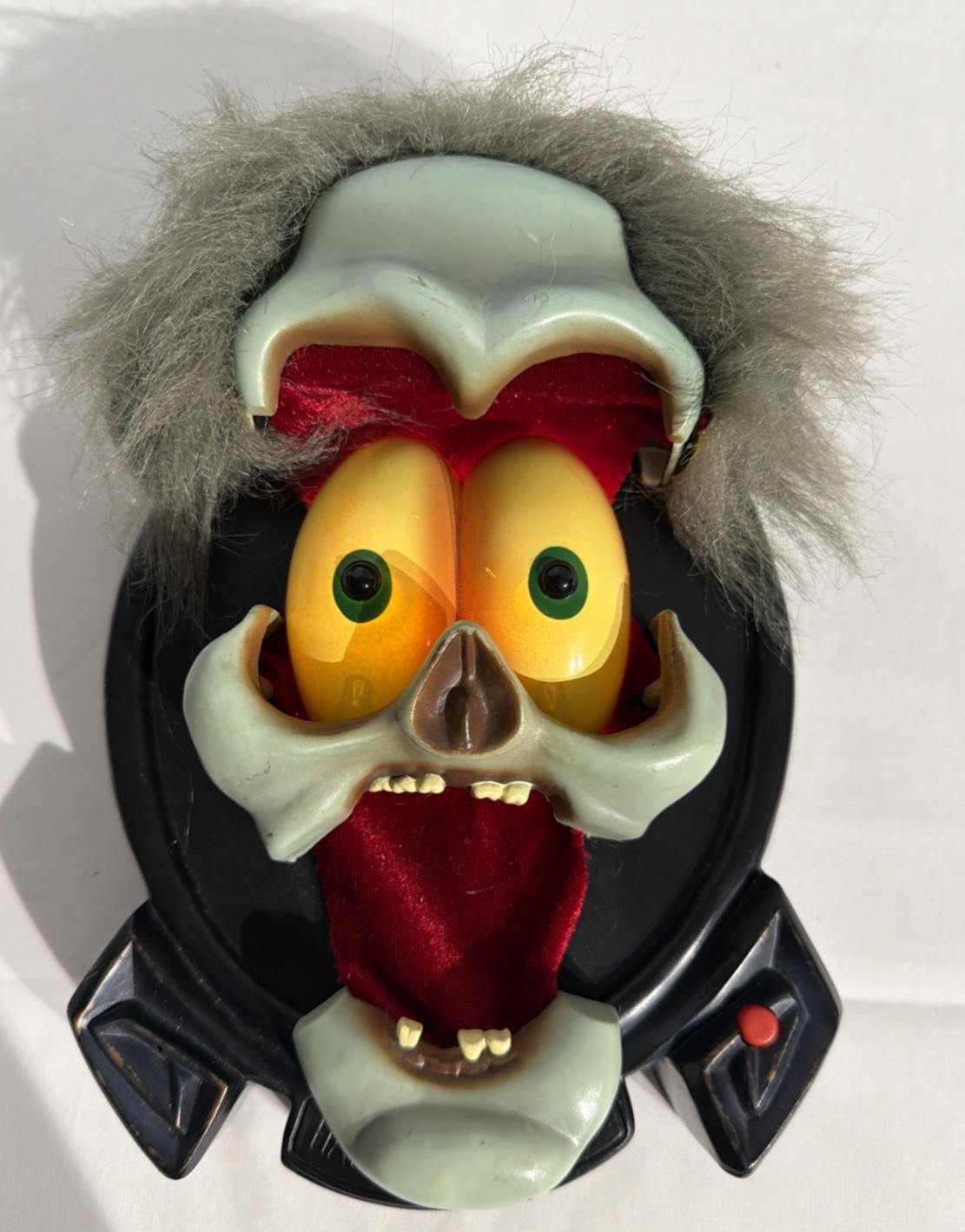 Vtg Gemmy Halloween Screamer Door Greeter Ghoul Animated Talking Works Clean