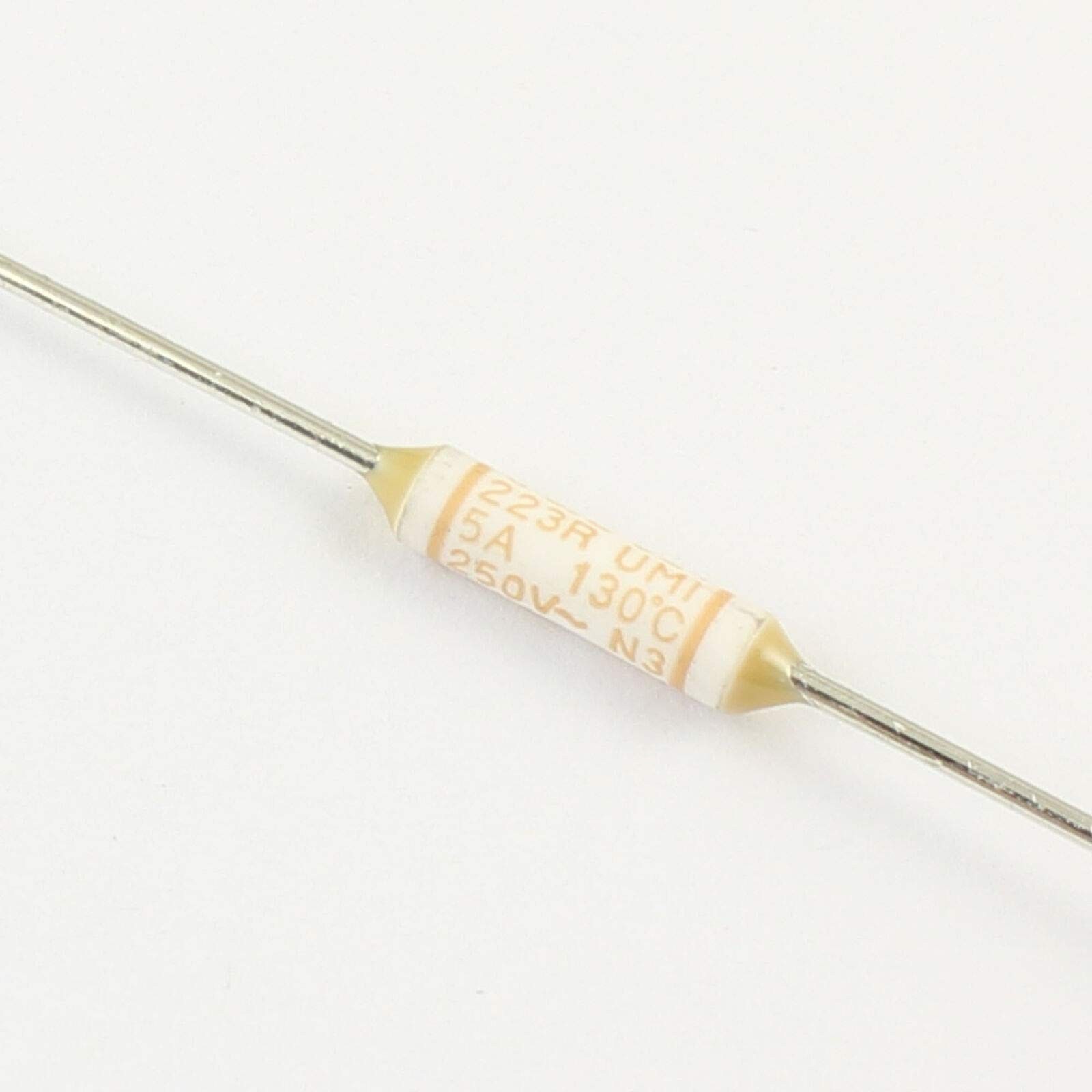 5pcs. of ELCUT Microtemp Thermal Fuse 130C TF Cutoff 223R 5A 250V