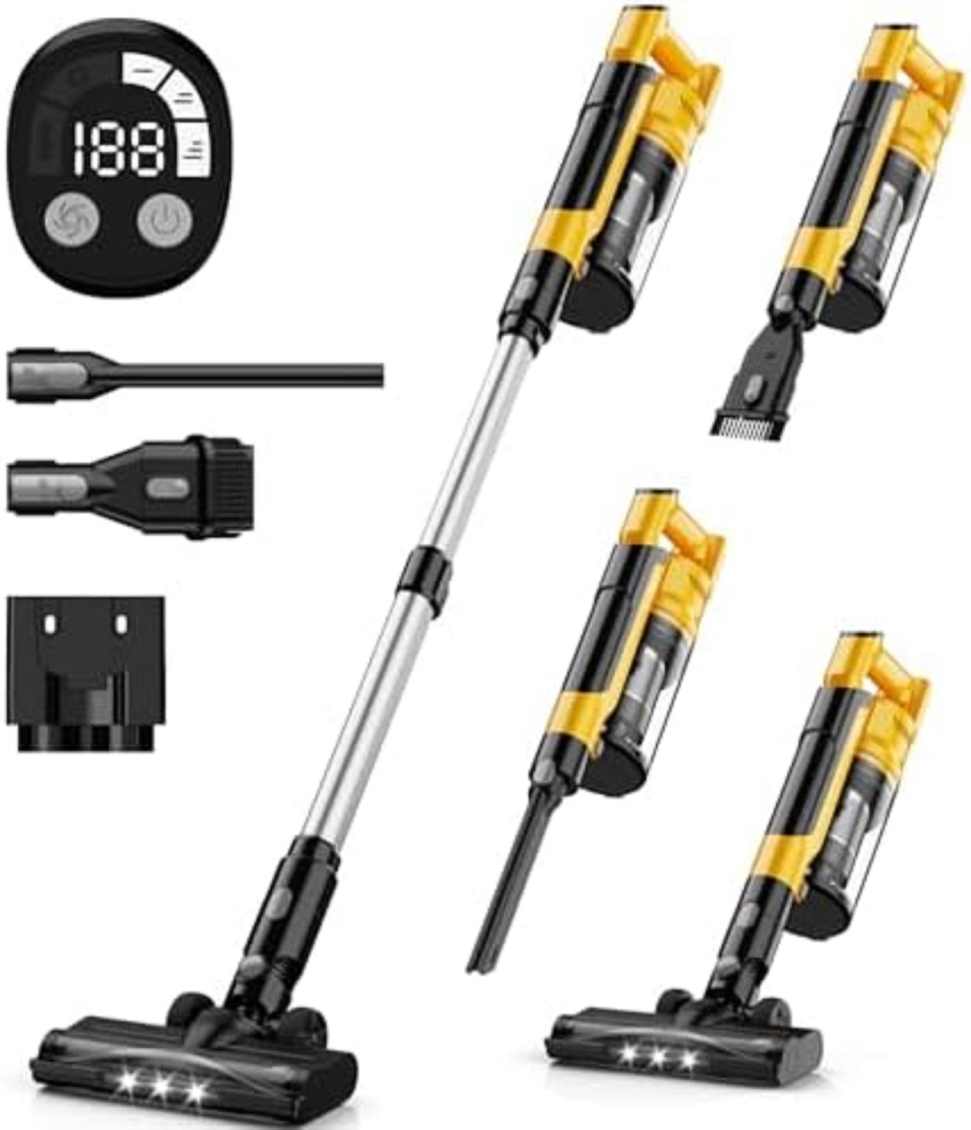 350W Cordless Vacuum Cleaner for Dewalt 20V Battery, 35Kpa Brushless Lightweight 350W Cordless Vacuum Cleaner for Dewalt 20V Battery, 35Kpa Brushless Lightweight