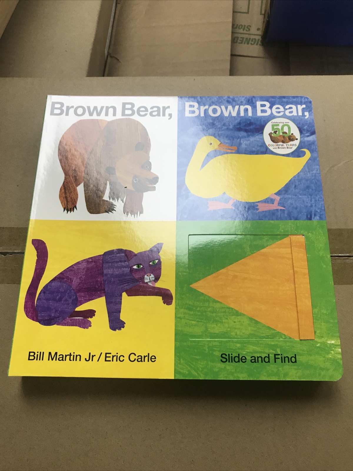 Brown Bear, Brown Bear, What Do You See? Slide & Find by Bill Martin Jr. - NEW