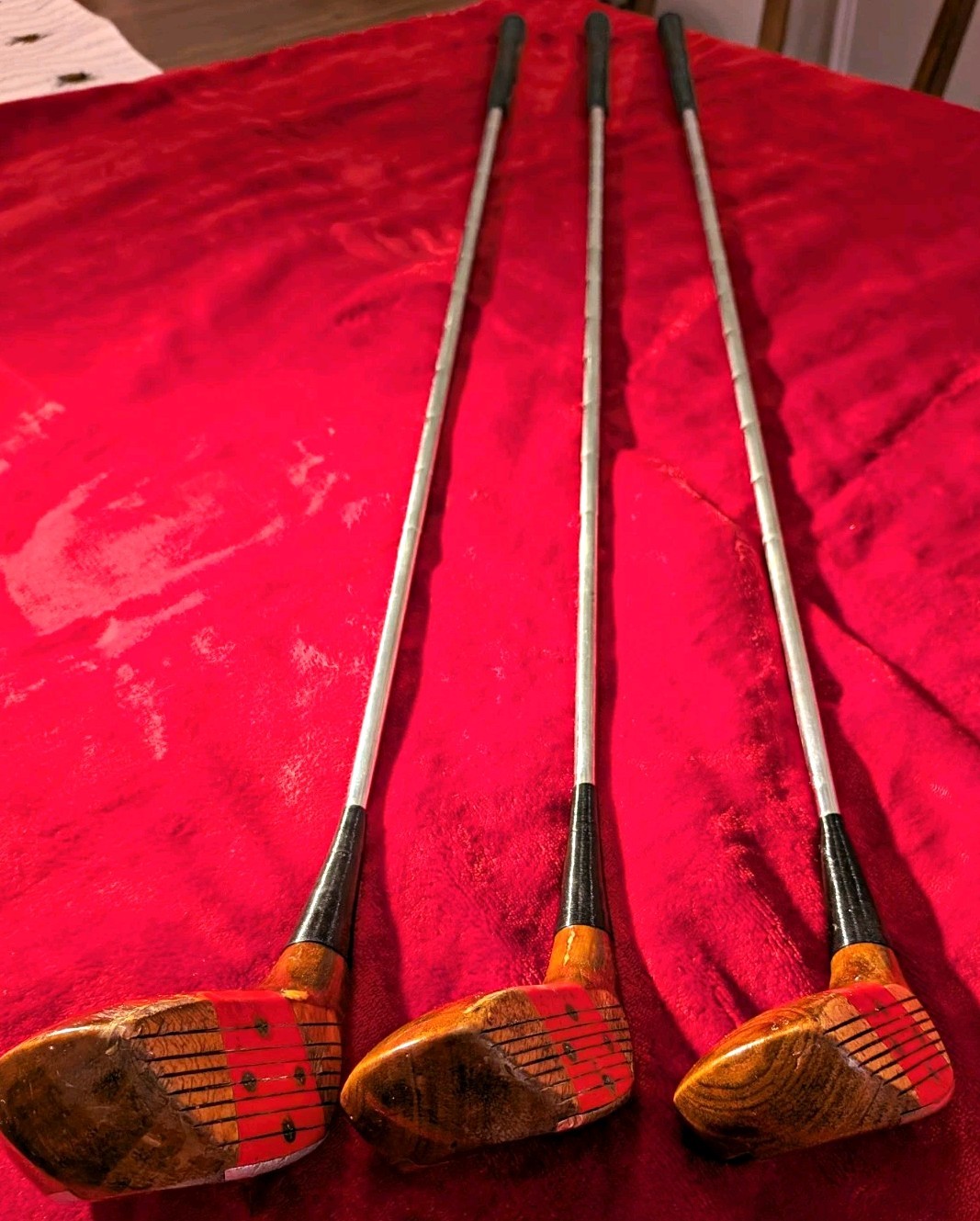 Vintage Toney Penna Mod 65 Oil Hardened Persimmon Wood Set - Driver, 3-Wood, 4-W Vintage Toney Penna Mod 65 Oil Hardened Persimmon Wood Set - Driver, 3-Wood, 4-W