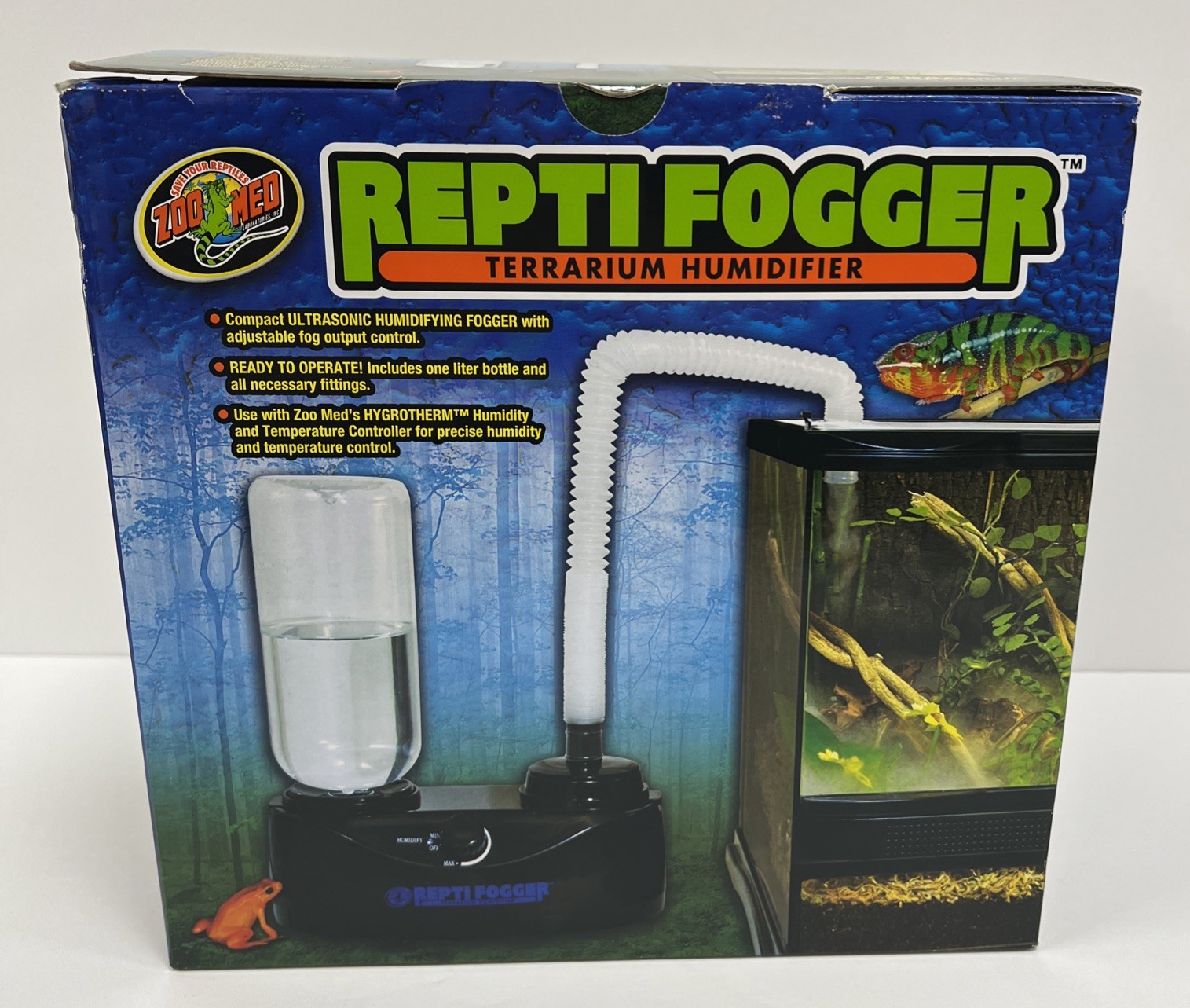 Repti Fogger Terrarium Humidifier for Reptiles Amphibians Adjustable Output